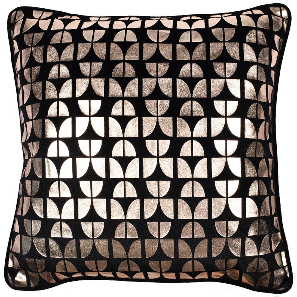Atmacha Home And Living Cushion 45X45 cm / Black Dominatrix Black Cushion - Paul Moneypenny Collection (45x45 cm)