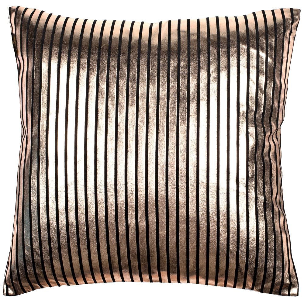 Atmacha Home And Living Cushion 45X45 cm / Black Strip Black Cushion - Paul Moneypenny Collection (45x45 cm)