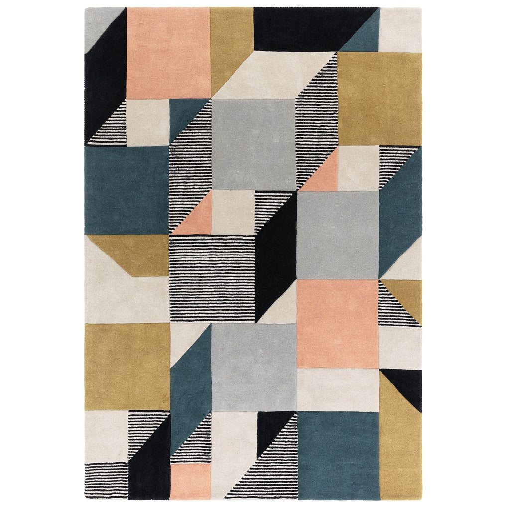 Atmacha Home And Living Rug Matrix Memphis Khaki Rug MAX100