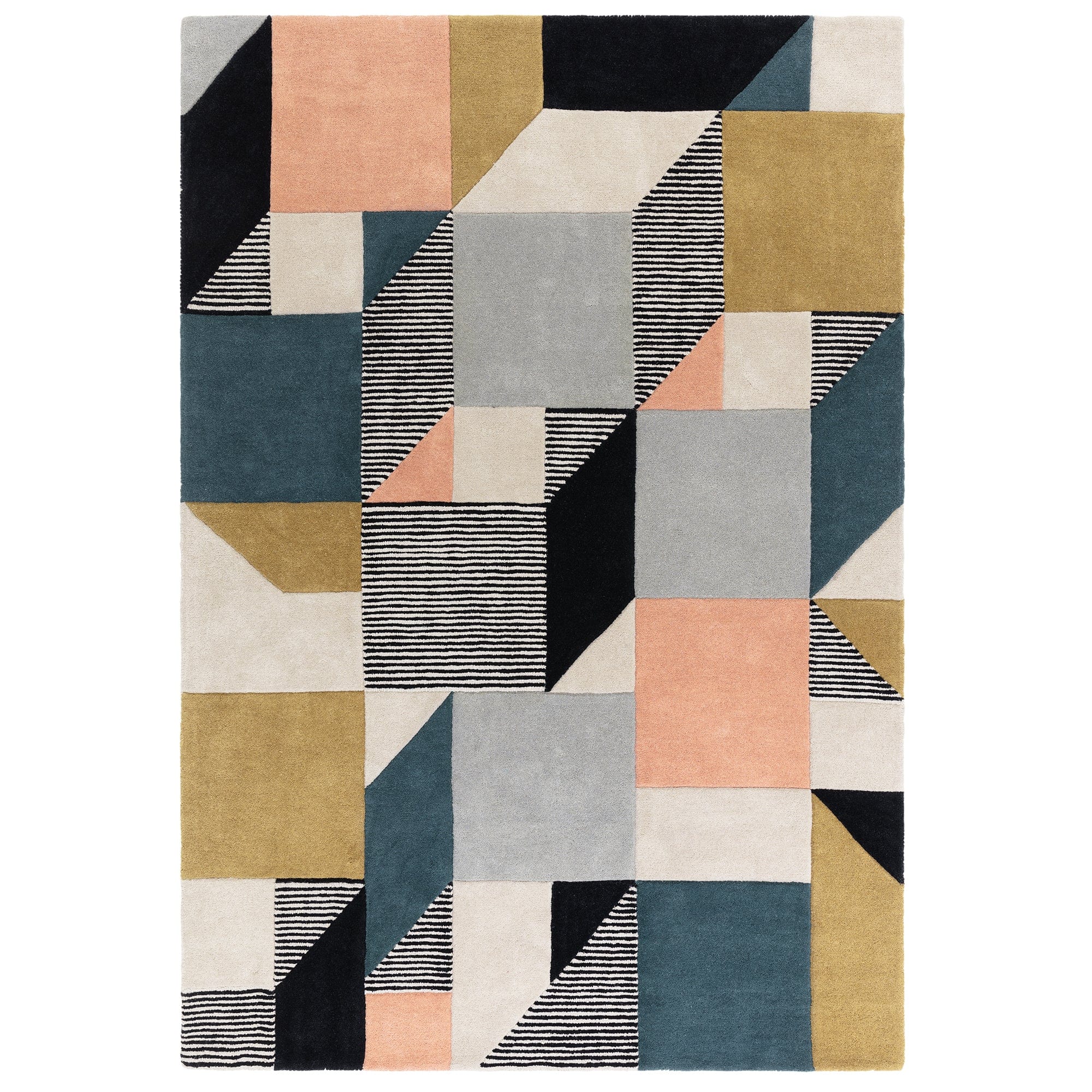 Atmacha Home And Living Rug Matrix Memphis Khaki Rug MAX100