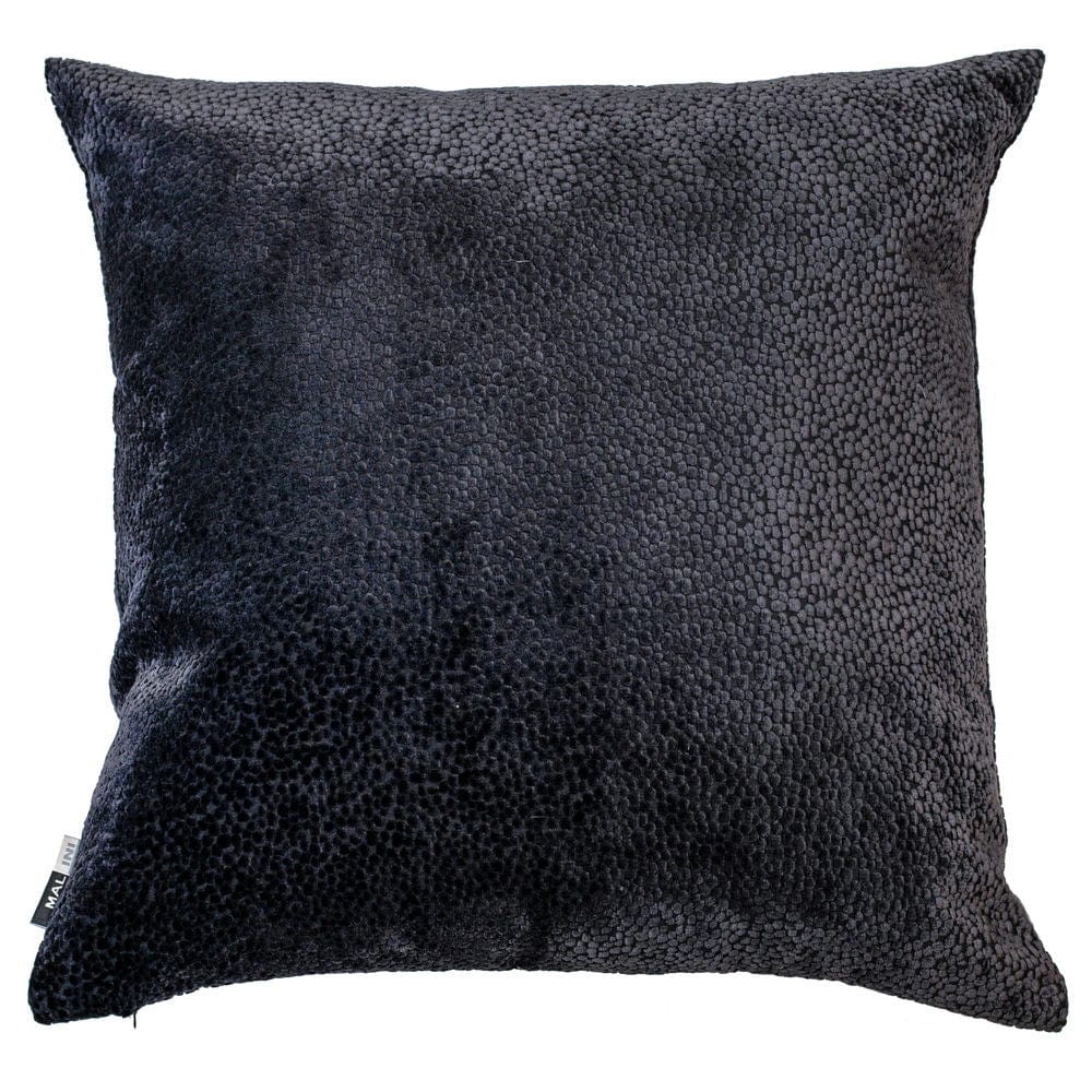 Atmacha Home & Living Cushion 56x56 cm / Black CUT VELVET DOTS IN BLACK / 56x56 cm
