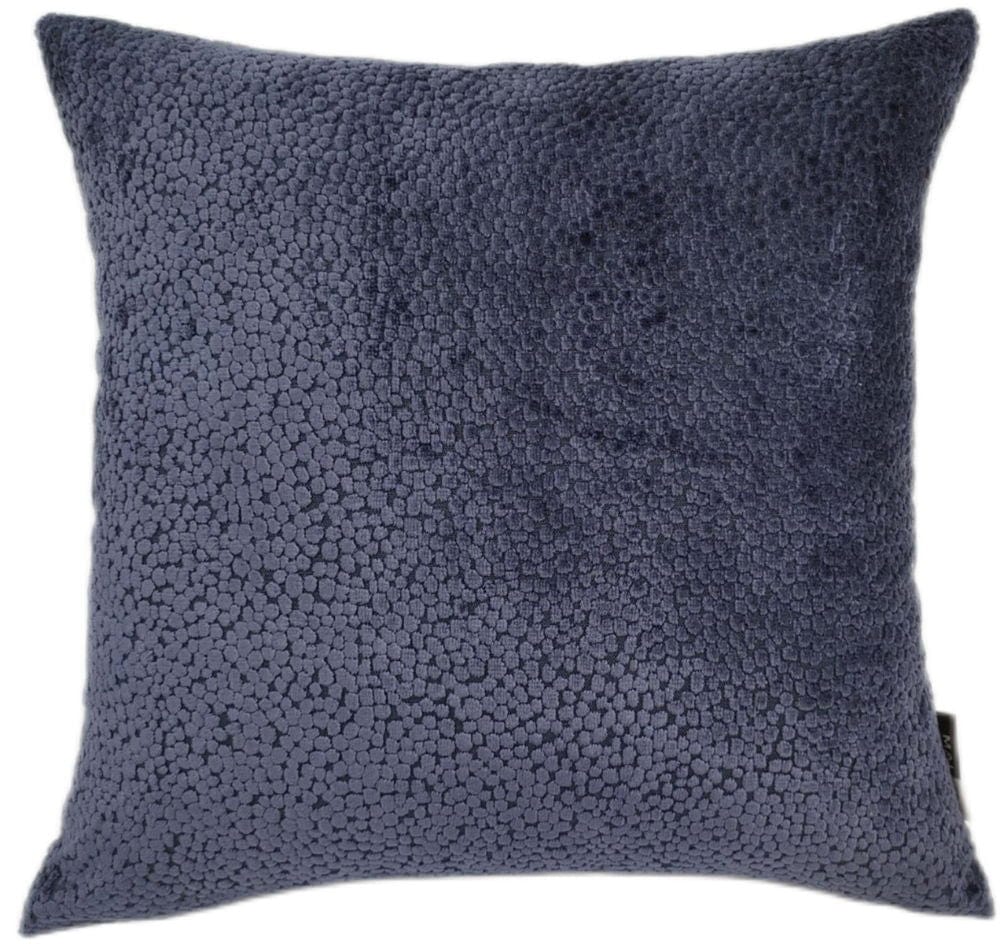 Atmacha Home & Living Cushion 56x56 cm / Navy CUT VELVET DOTS IN NAVY / 56x56 cm