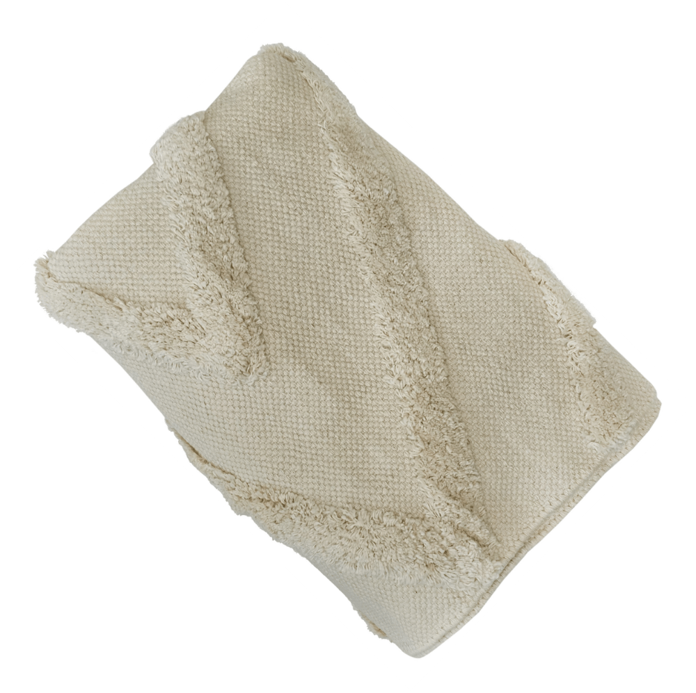 Atmacha Home & Living Cushion 90x150 cm / Assorted cotton tufted woven rug  natural 90x150 cm