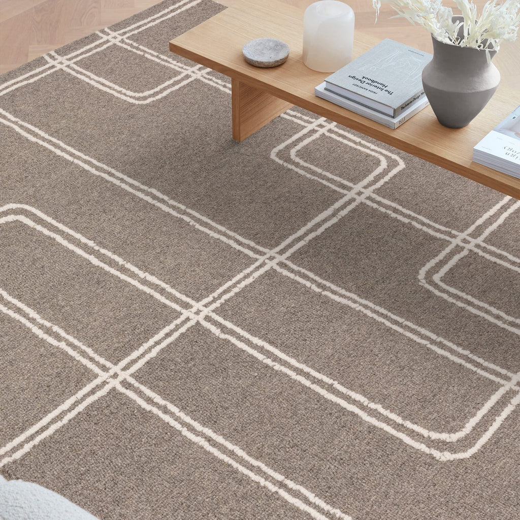 Herhits.com -  Rug Ada Rug Grey Boho Rug