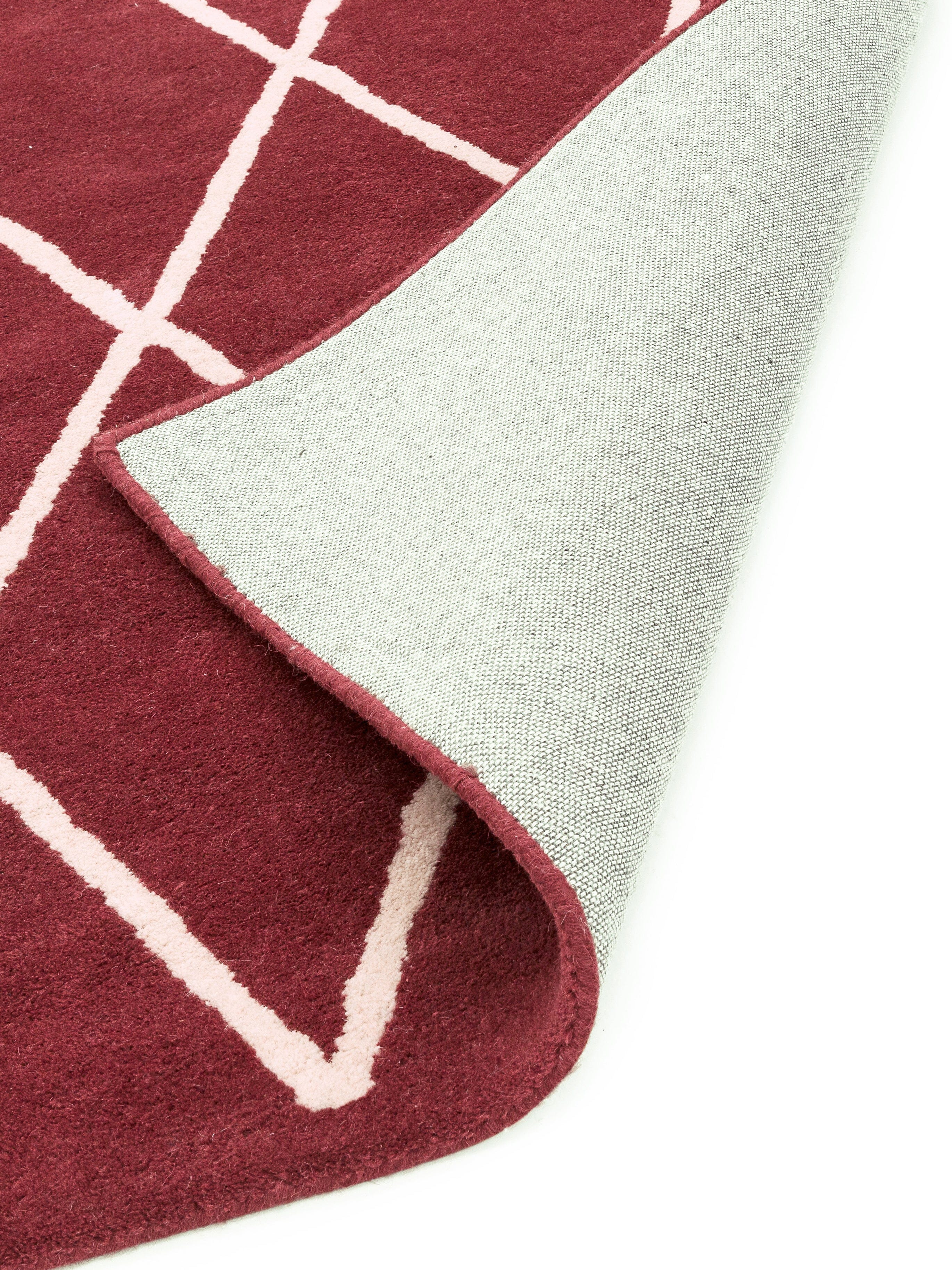 Herhits.com -  Rug Albany Diamond Berry Modern Rug