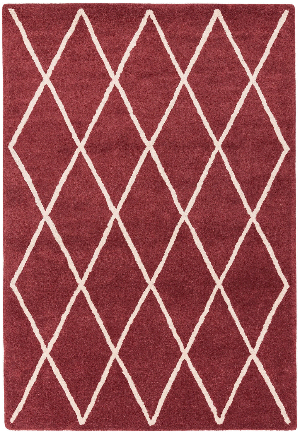 Herhits.com -  Rug Albany Diamond Berry Modern Rug