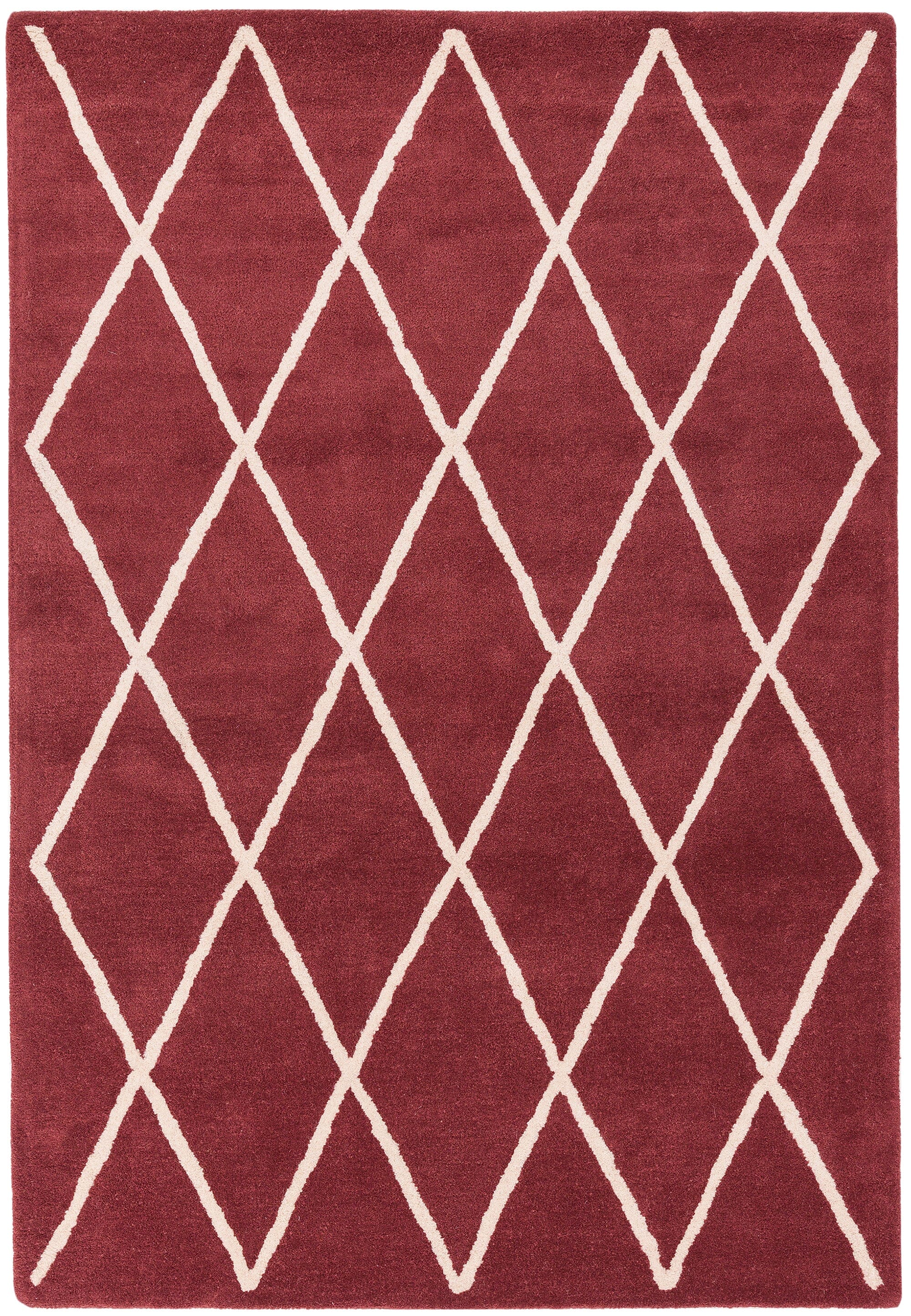 Herhits.com -  Rug Albany Diamond Berry Modern Rug