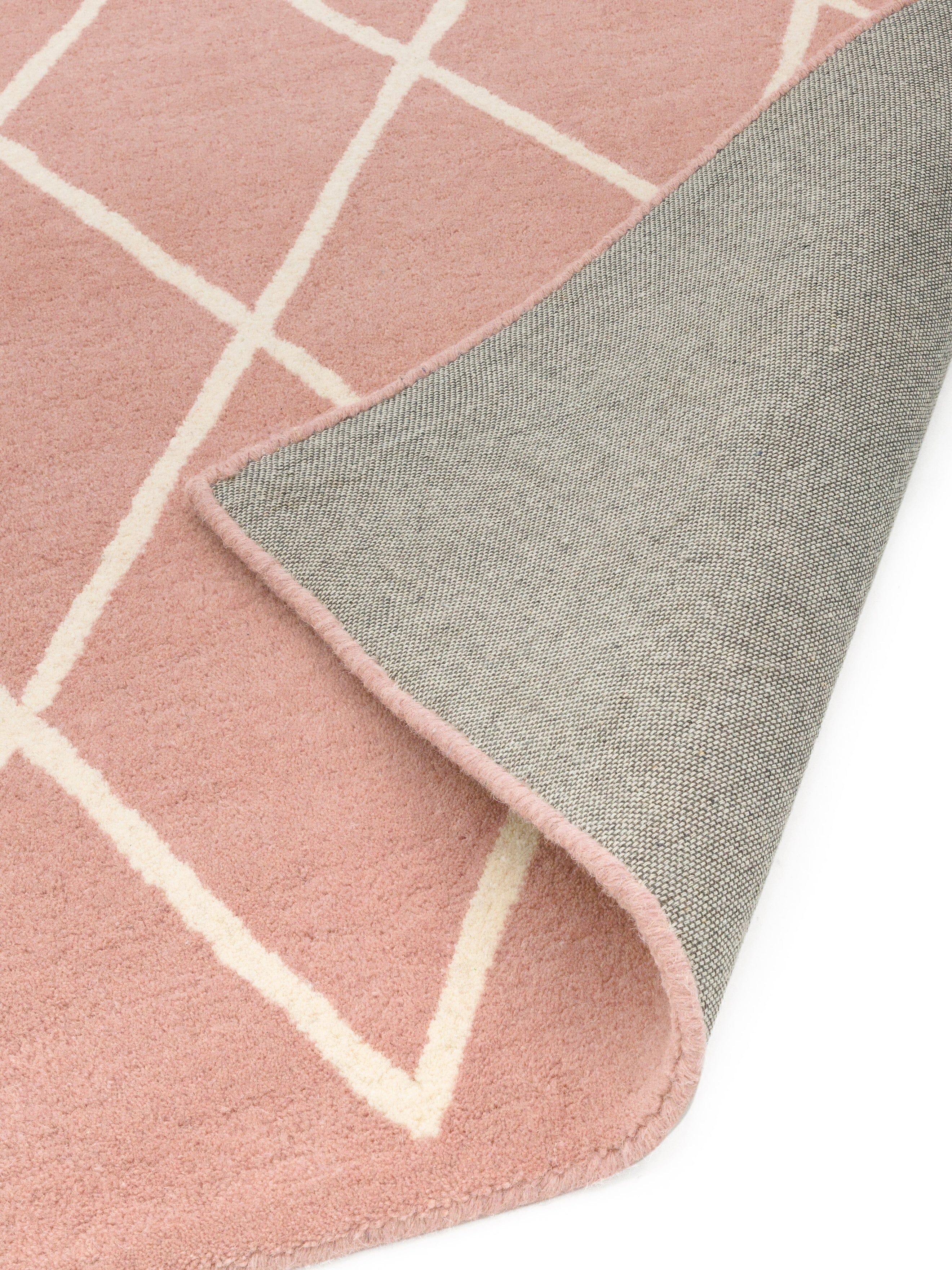 Herhits.com -  Rug Albany Diamond Pink Modern Rug