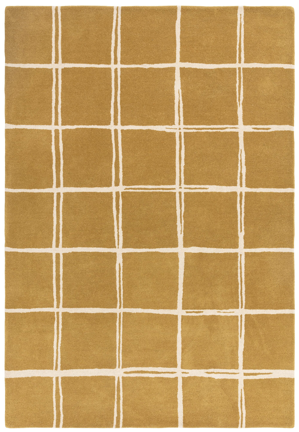 Herhits.com -  Rug Albany Grid Gold Rug Modern Rug