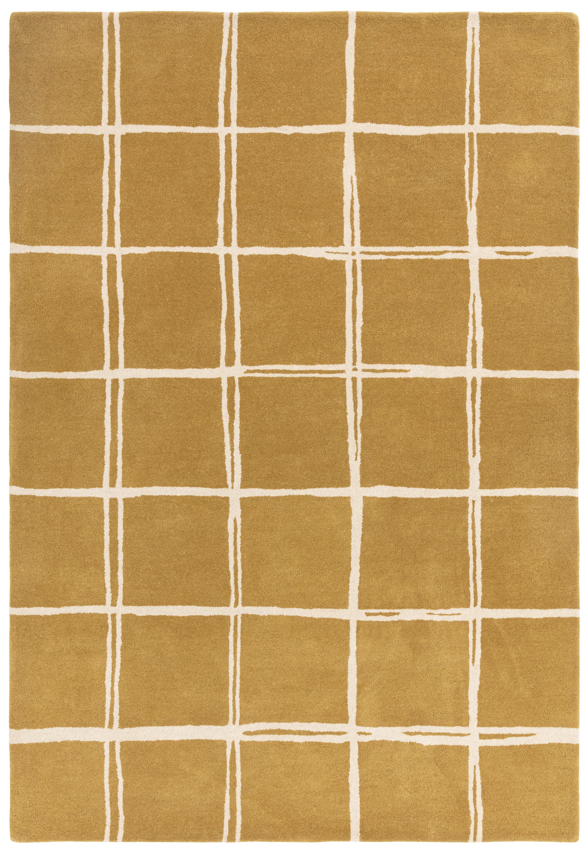 Herhits.com -  Rug Albany Grid Gold Rug Modern Rug