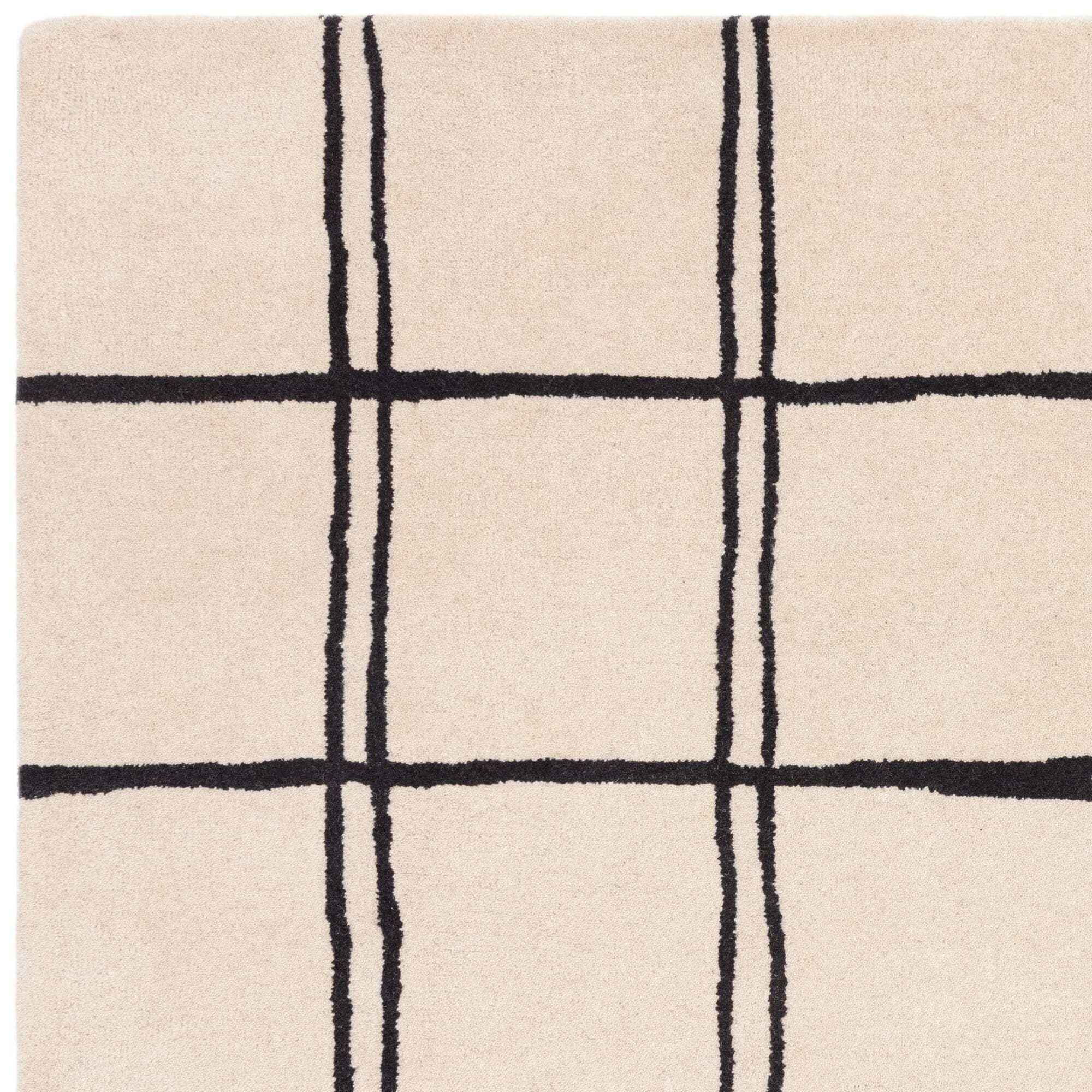 Herhits.com -  Rug Albany Grid Monochrome Rug Modern Rug