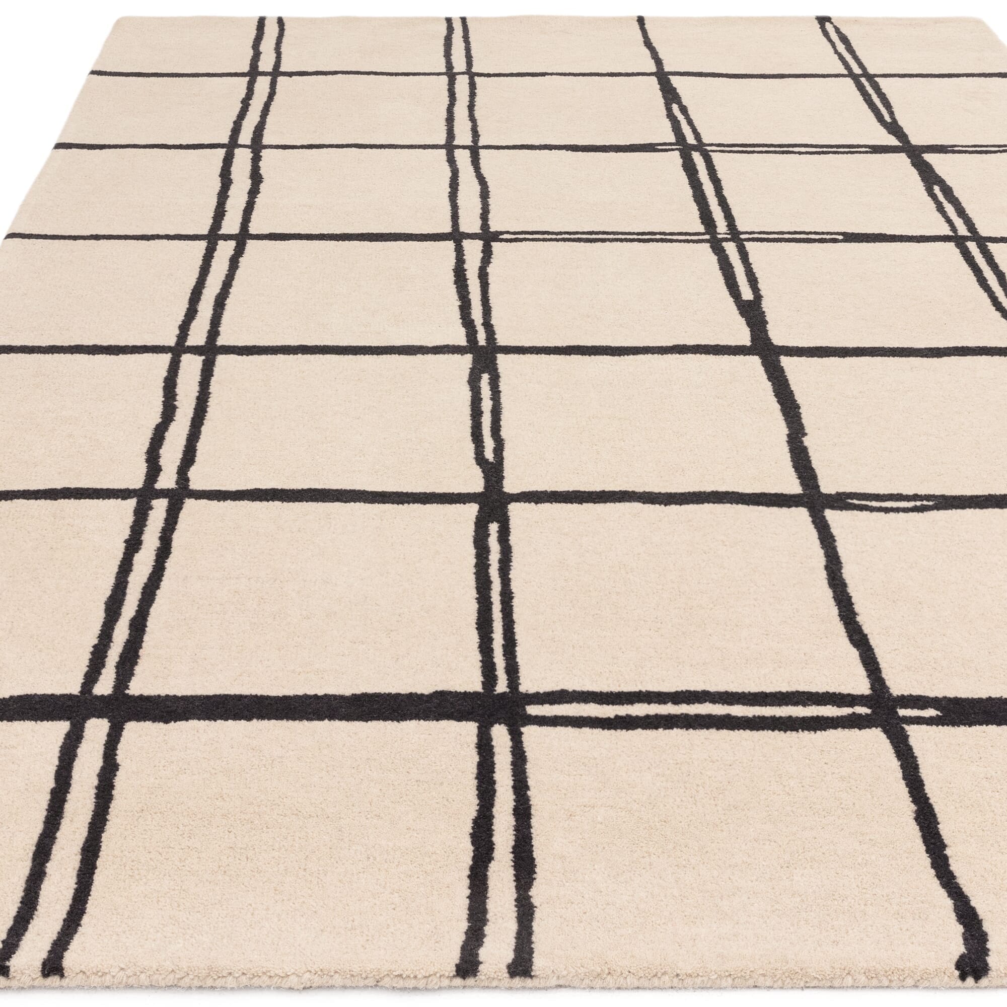 Herhits.com -  Rug Albany Grid Monochrome Rug Modern Rug