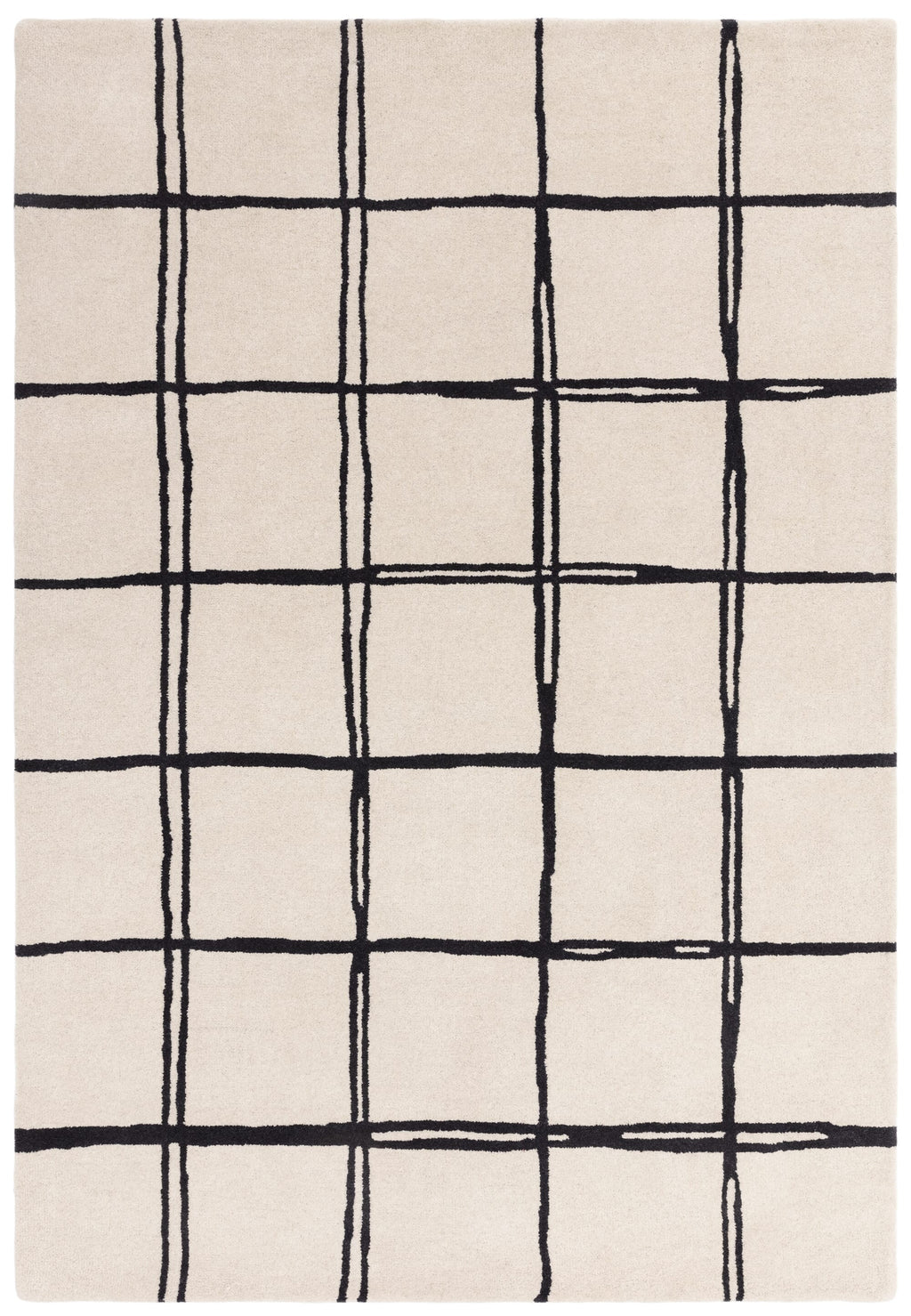Herhits.com -  Rug Albany Grid Monochrome Rug Modern Rug