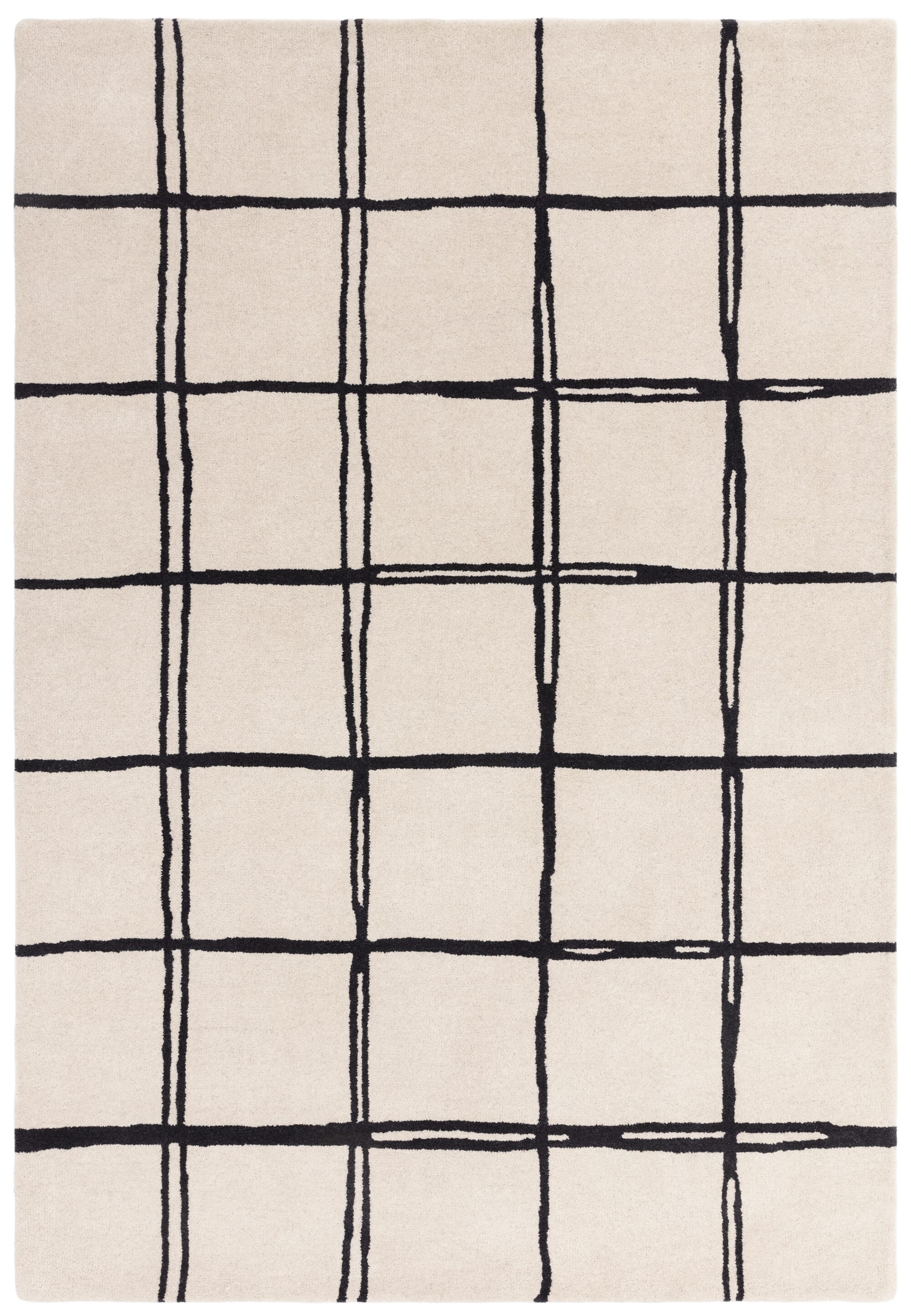 Herhits.com -  Rug Albany Grid Monochrome Rug Modern Rug