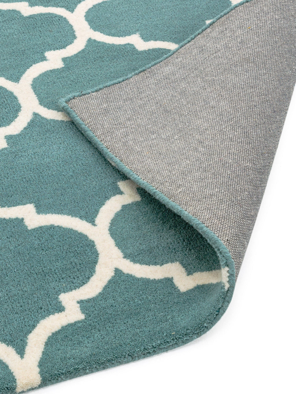 Herhits.com -  Rug Albany Ogee Duck Egg Modern Rug