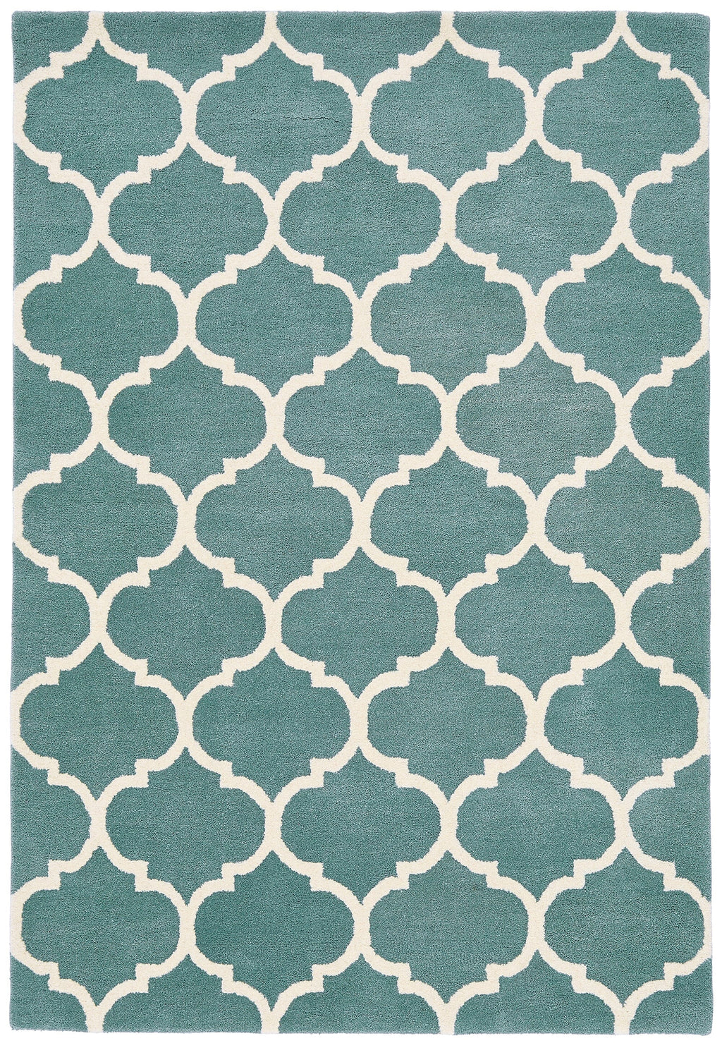 Herhits.com -  Rug Albany Ogee Duck Egg Modern Rug