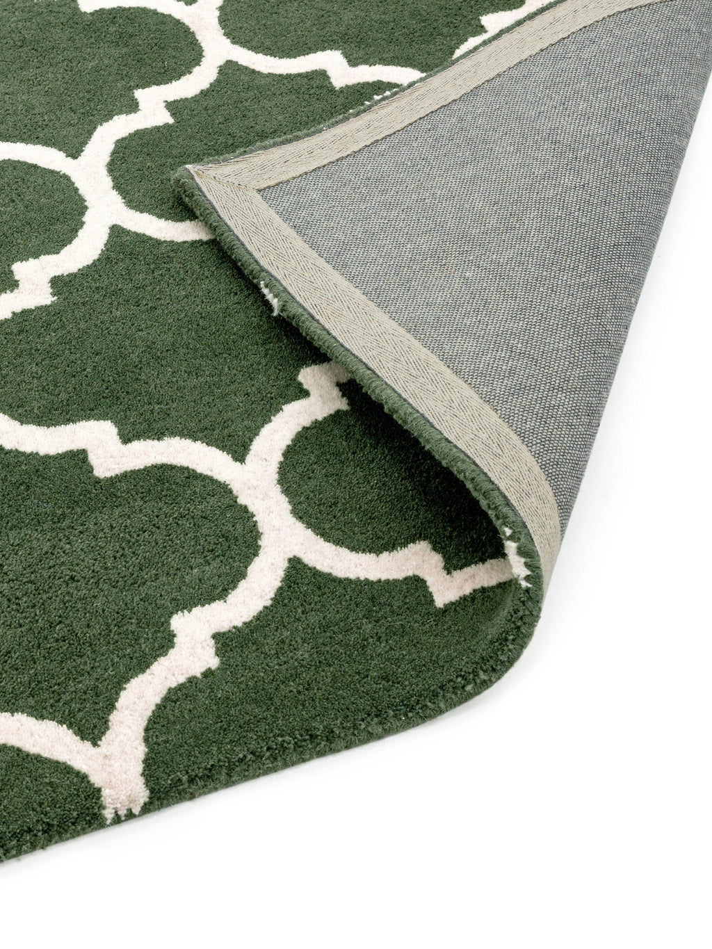 Herhits.com -  Rug Albany Ogee Green Modern Rug