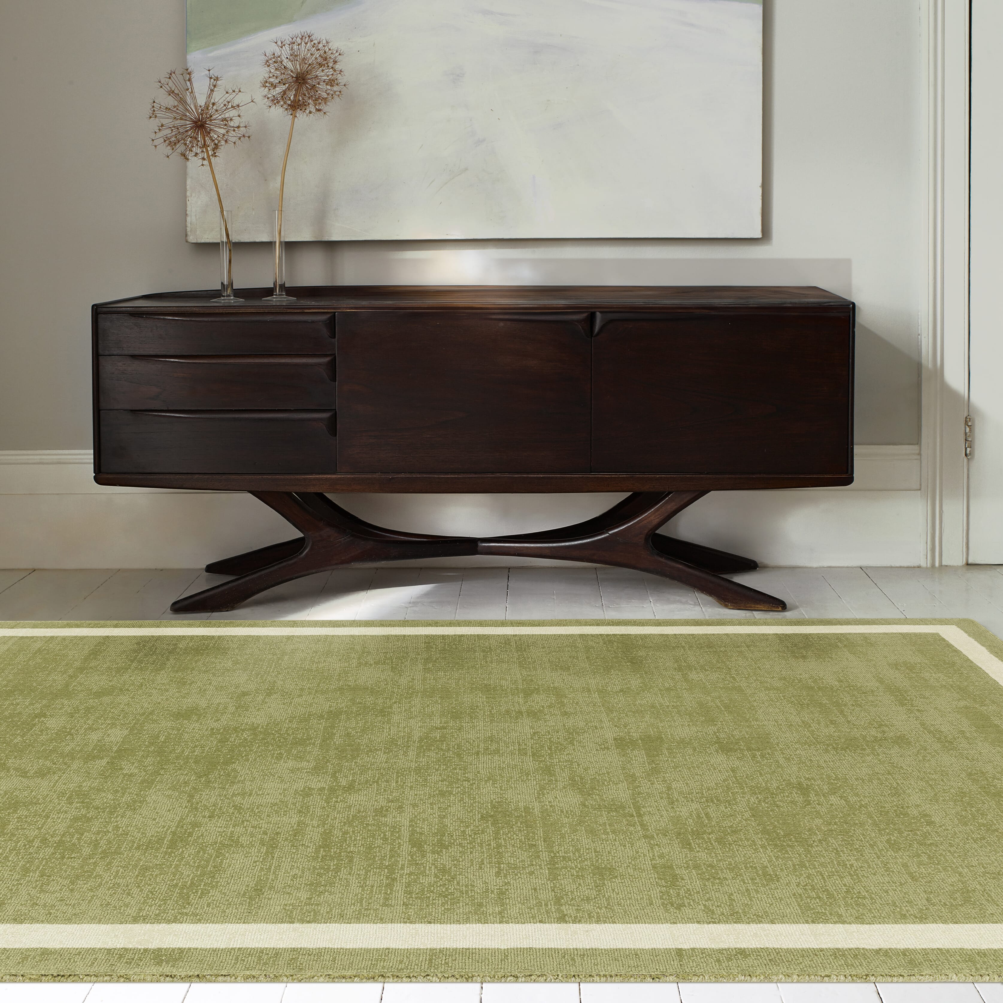 Herhits.com -  Rug Albi Green Classic Rug