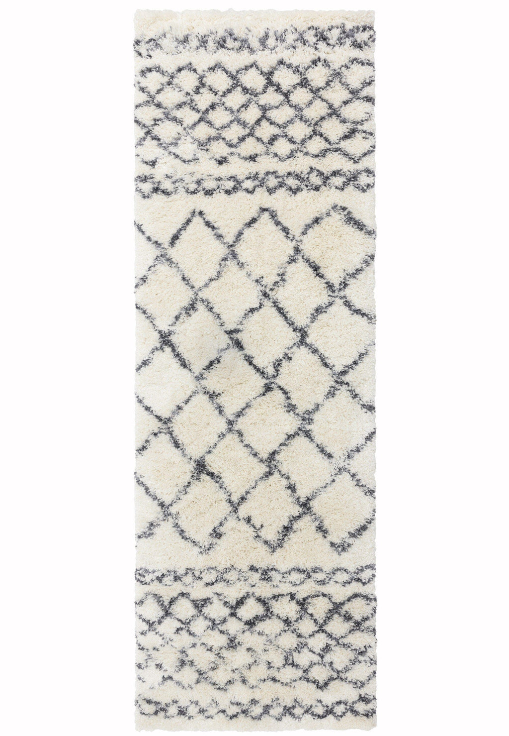 Herhits.com -  Rug Alto AL02 Cream & Grey Boho Rug
