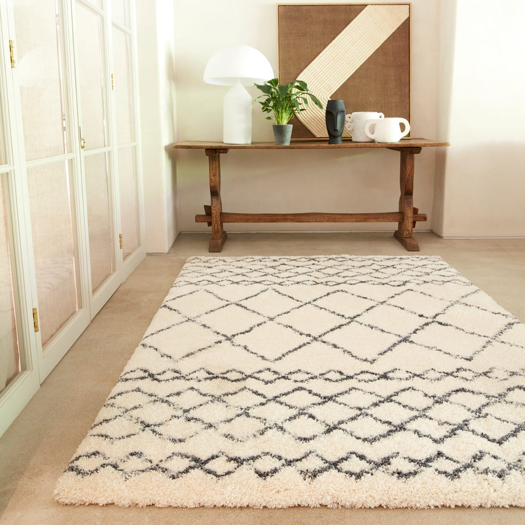 Herhits.com -  Rug Alto AL02 Cream & Grey Boho Rug