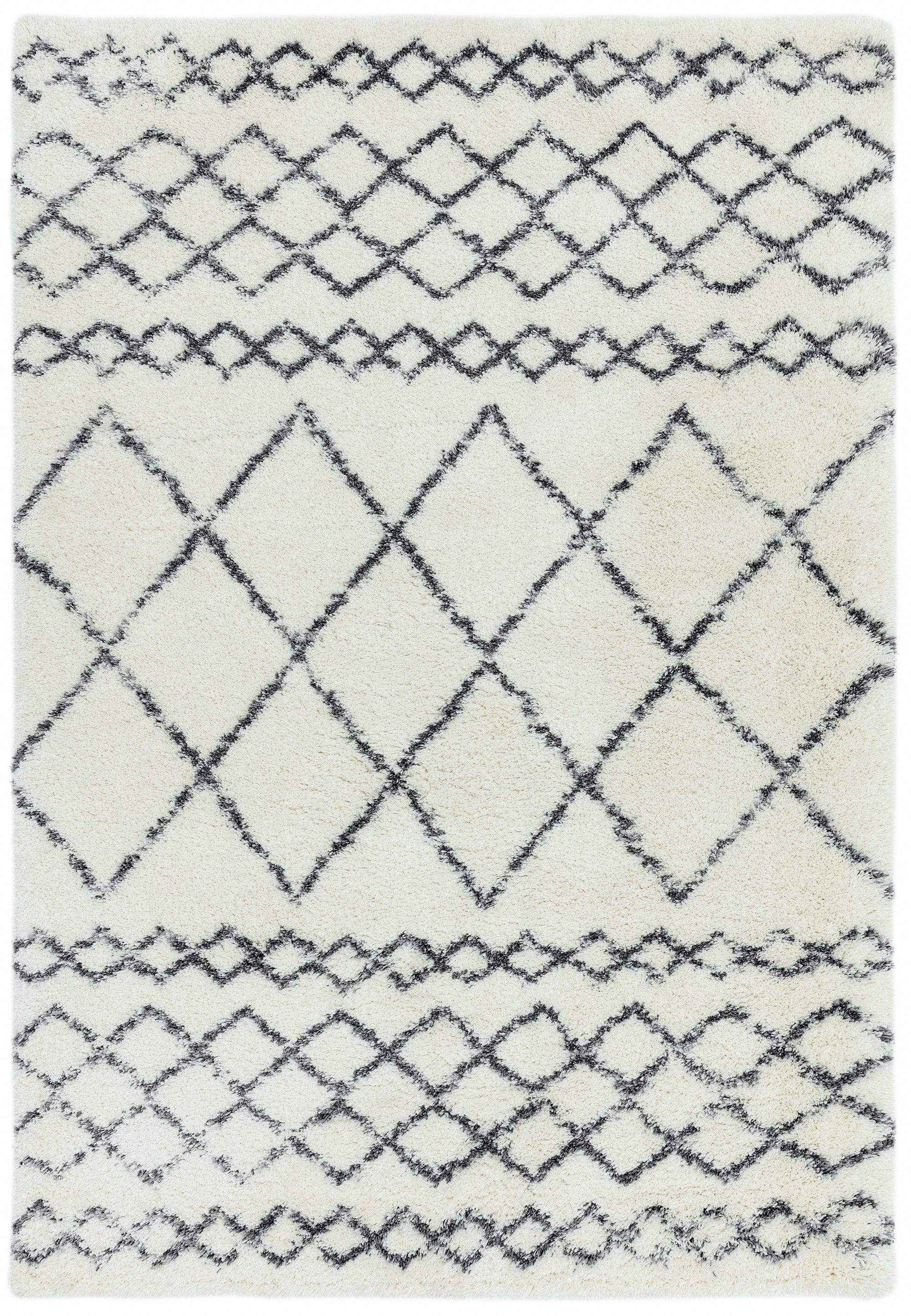 Herhits.com -  Rug Alto AL02 Cream & Grey Boho Rug