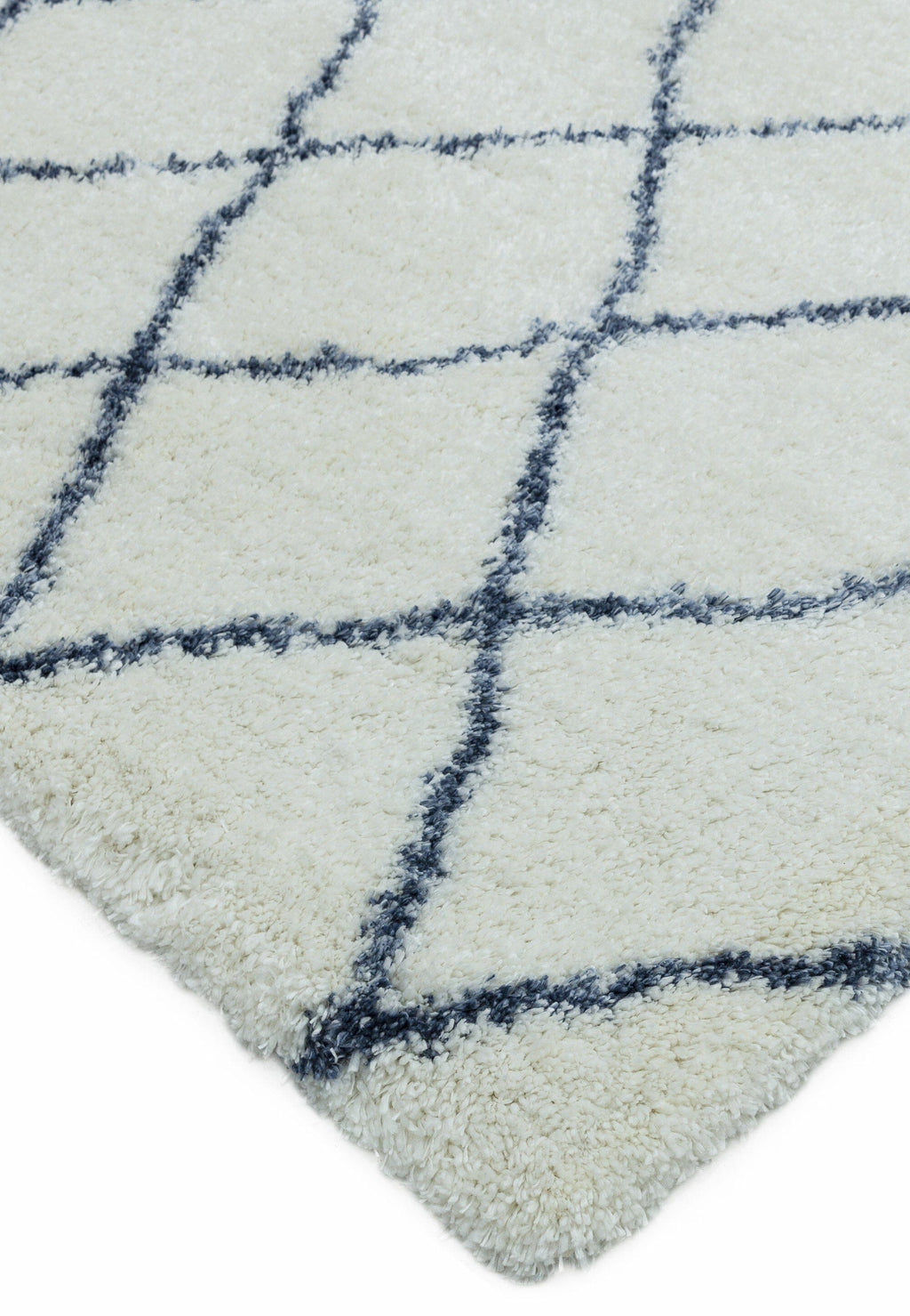 Herhits.com -  Rug Alto AL03 Cream & Blue Boho Rug