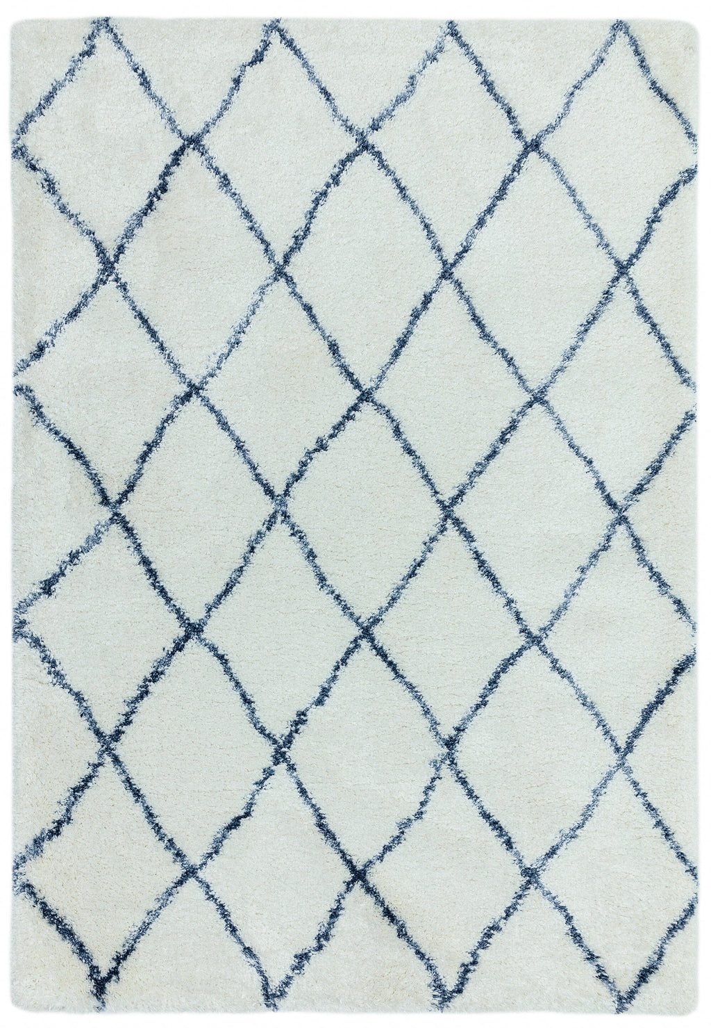 Herhits.com -  Rug Alto AL03 Cream & Blue Boho Rug