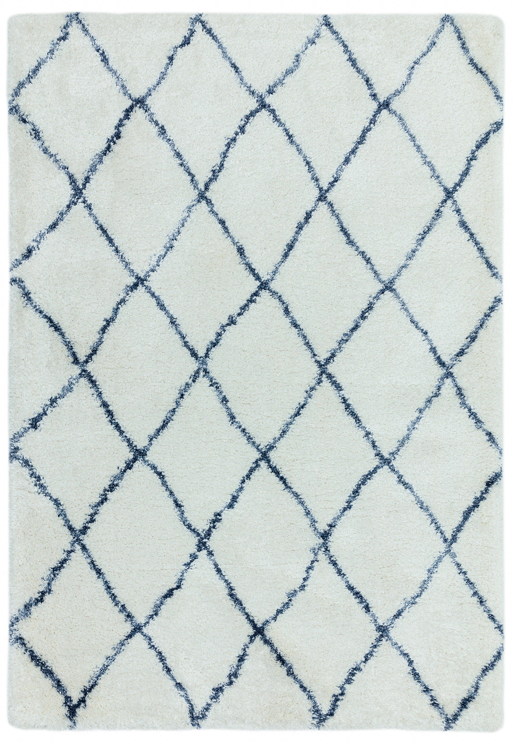 Herhits.com -  Rug Alto AL03 Cream & Blue Boho Rug