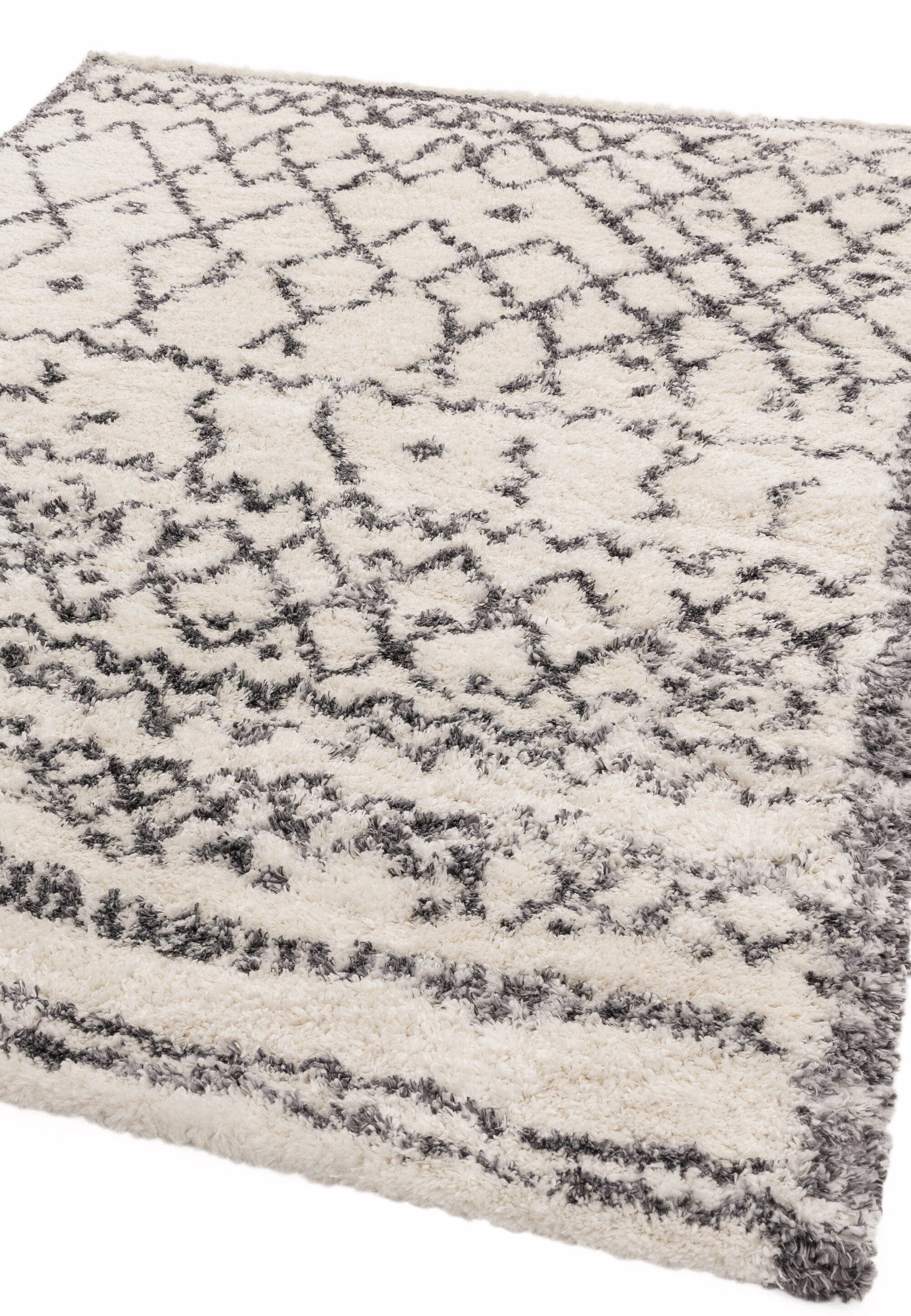 Herhits.com -  Rug Alto AL04 Cream & Grey Boho Rug