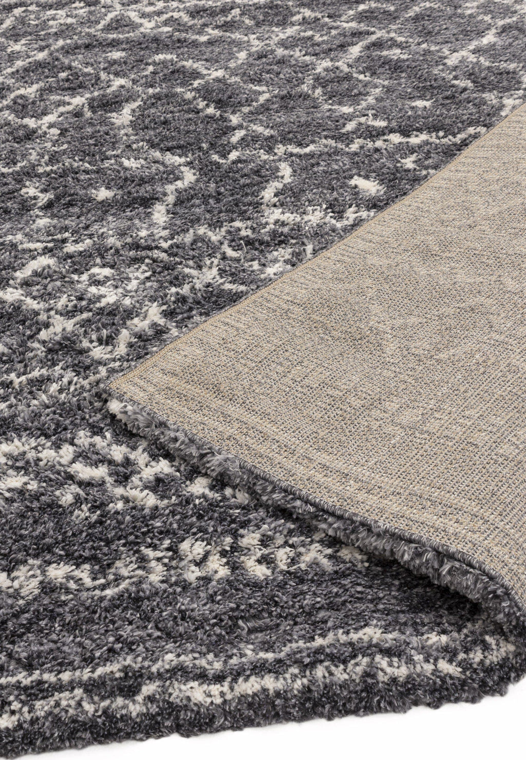 Herhits.com -  Rug Alto AL05 Grey & Cream Boho Rug