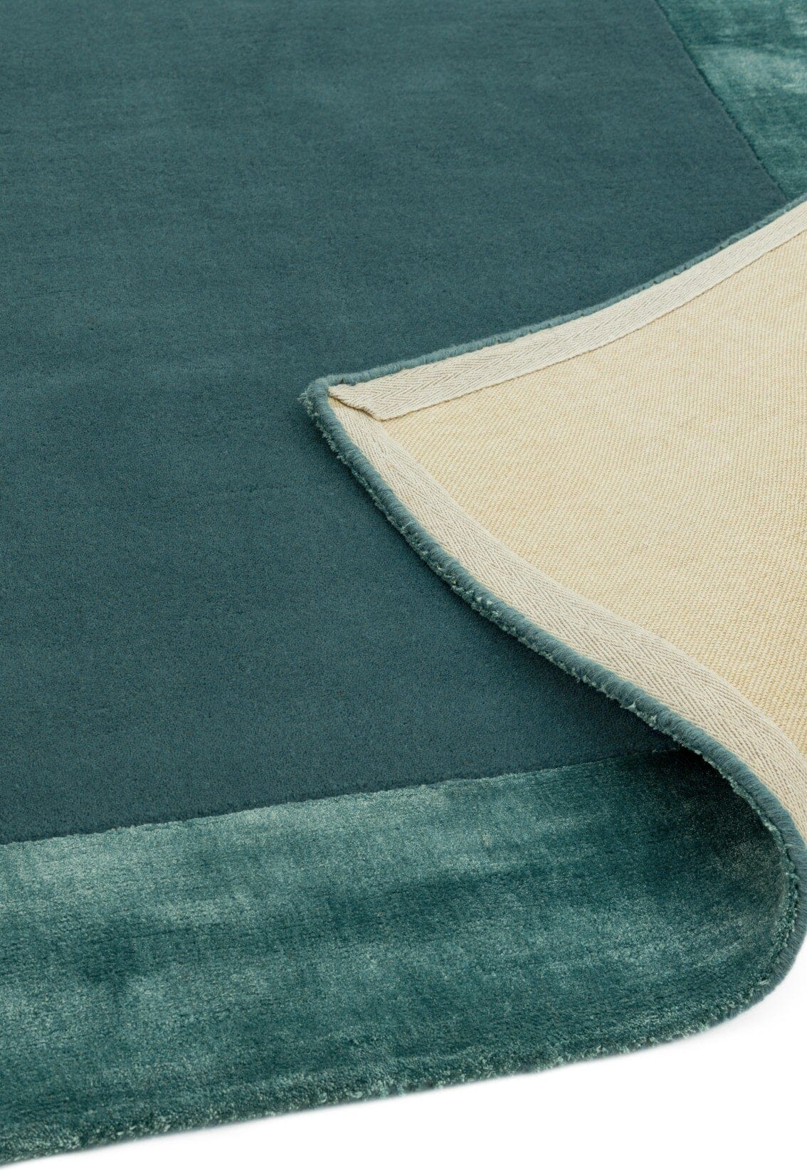 Herhits.com -  Rug Ascot Aqua Blue Plain Rug