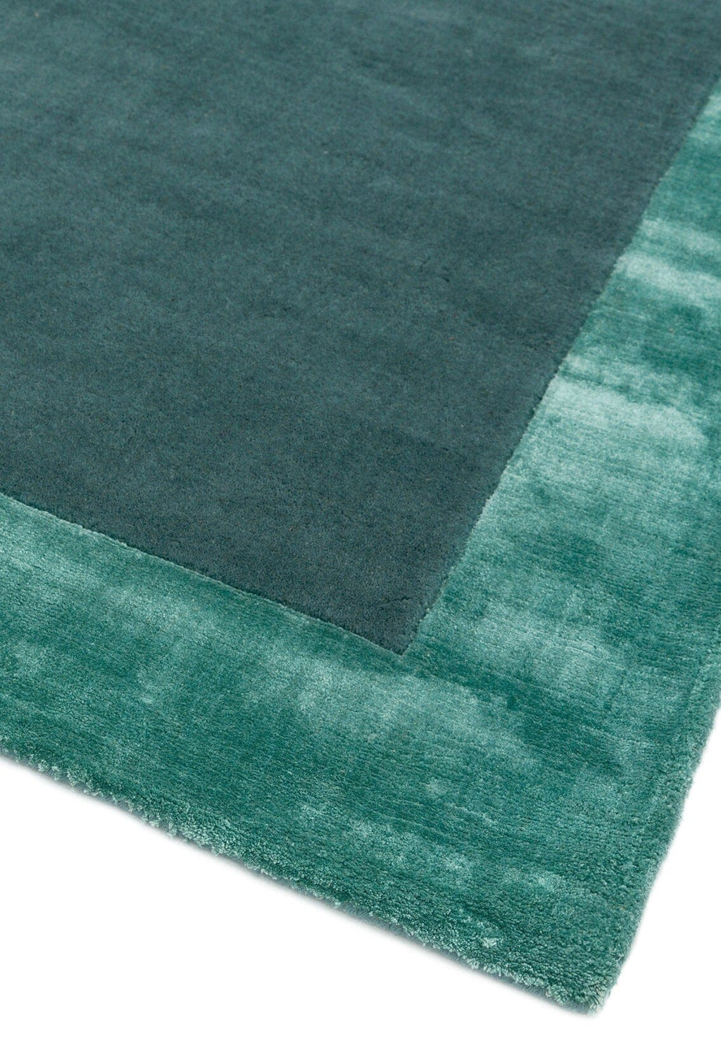 Herhits.com -  Rug Ascot Aqua Blue Plain Rug
