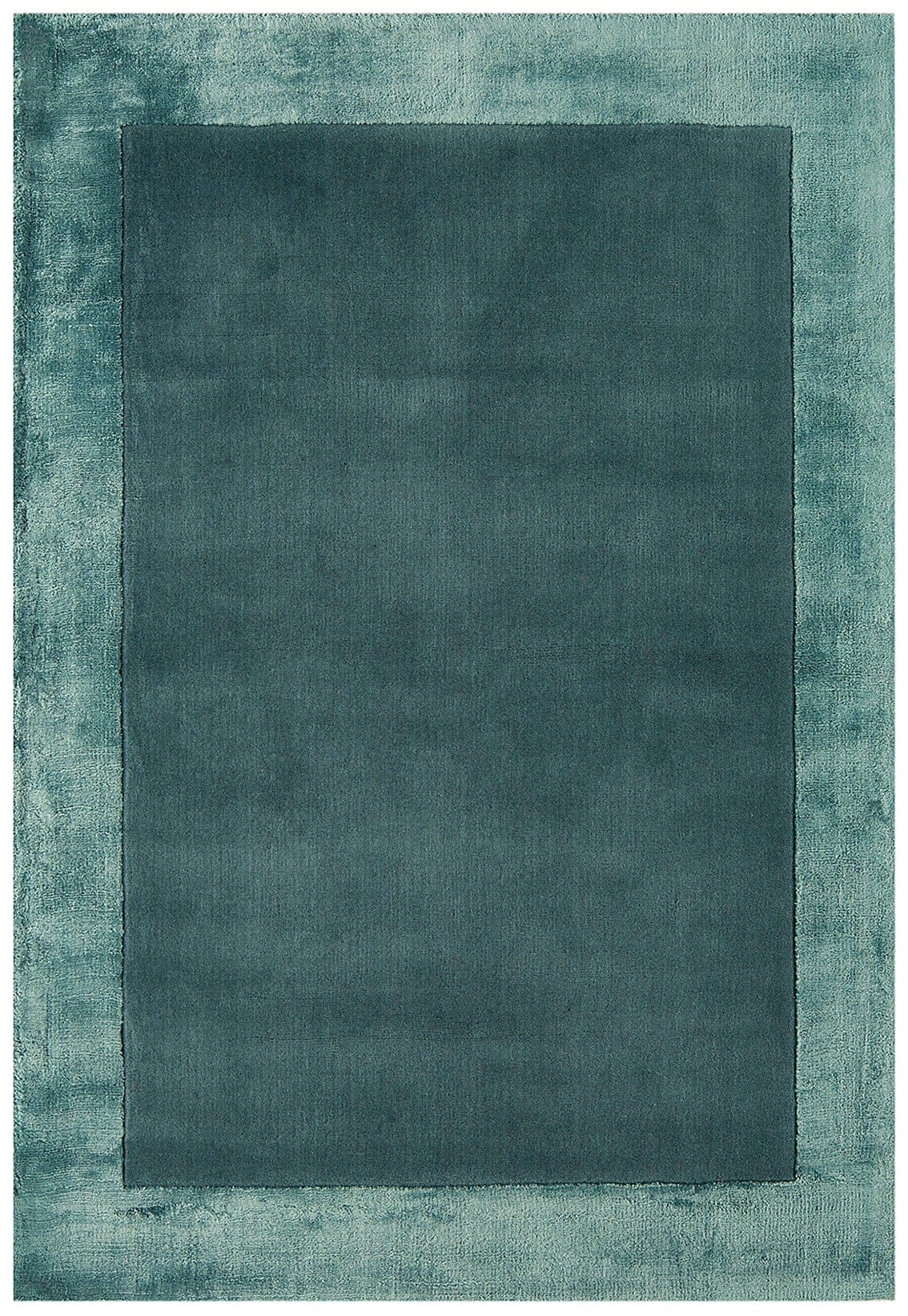 Herhits.com -  Rug Ascot Aqua Blue Plain Rug