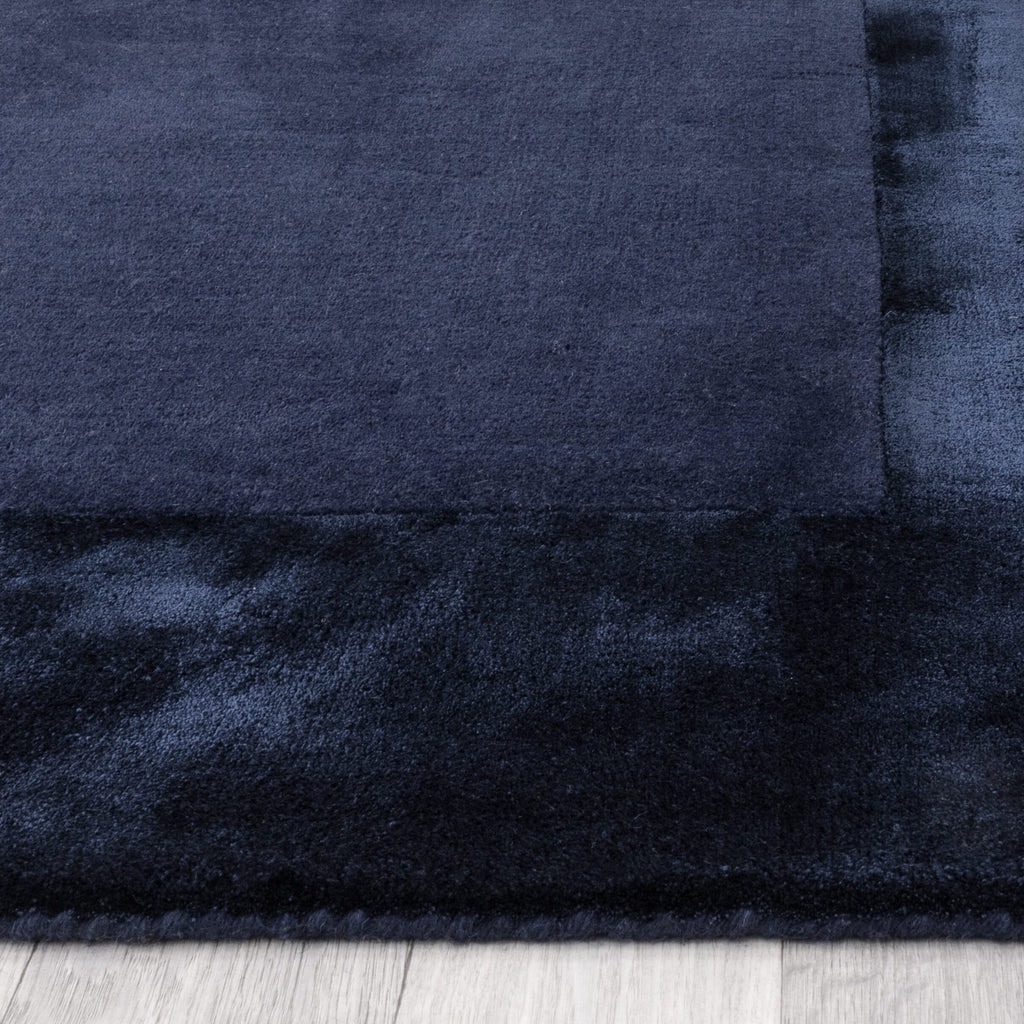 Herhits.com -  Rug Ascot Navy Plain Rug