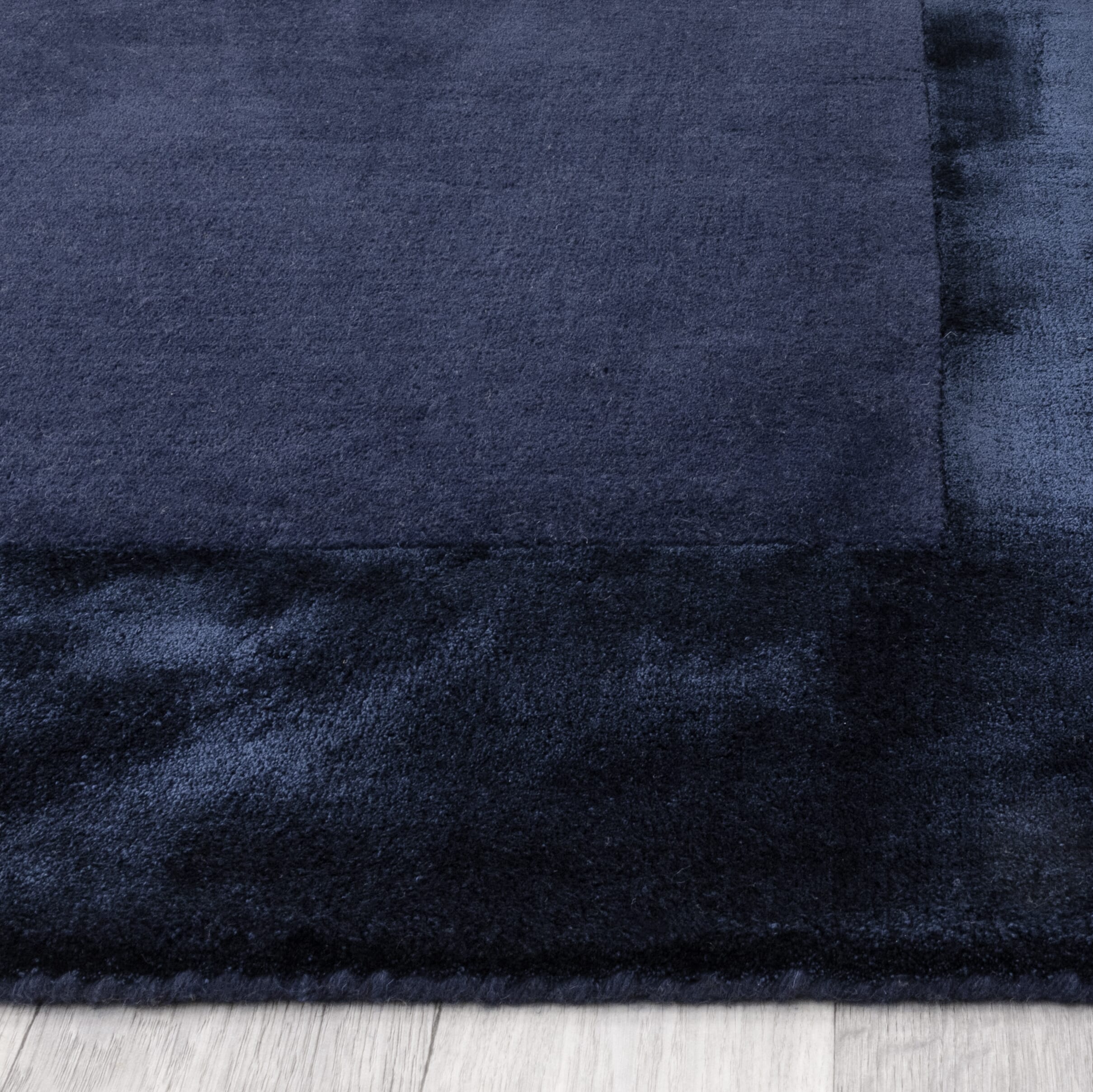 Herhits.com -  Rug Ascot Navy Plain Rug