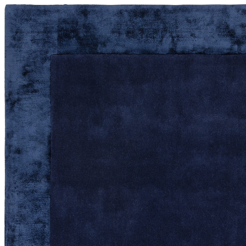 Herhits.com -  Rug Ascot Navy Plain Rug