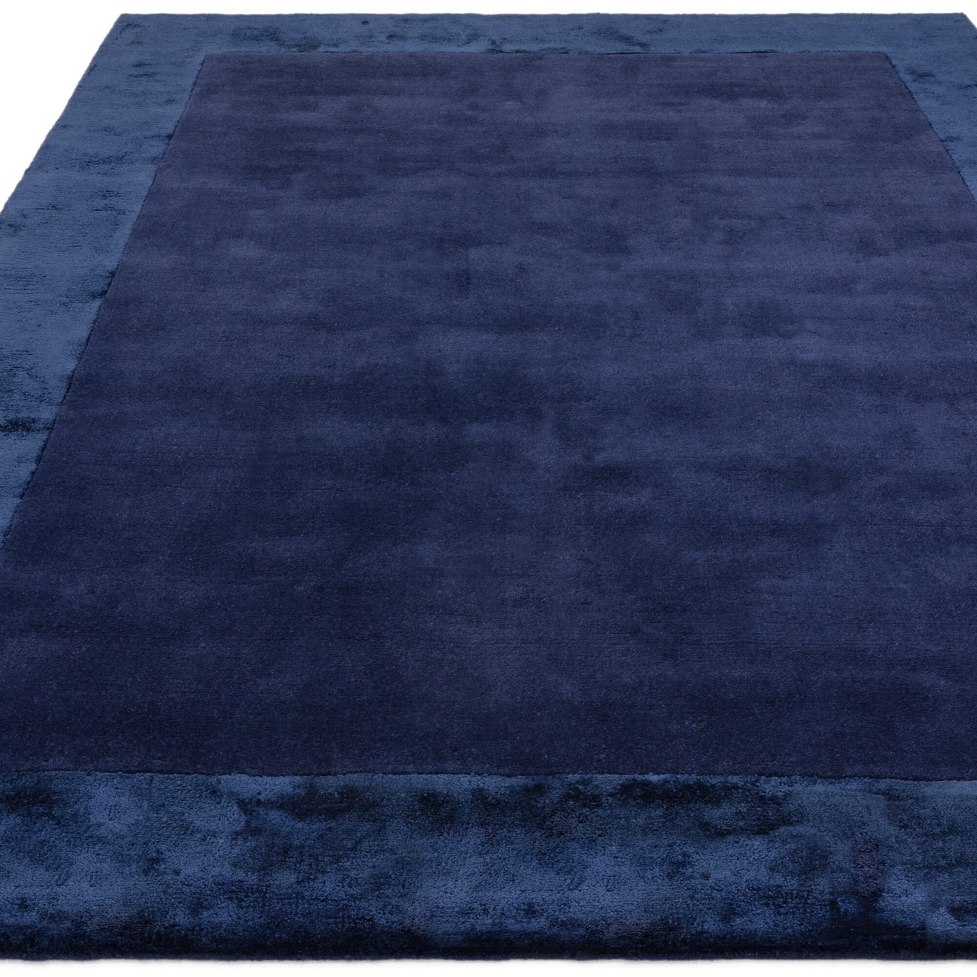 Herhits.com -  Rug Ascot Navy Plain Rug