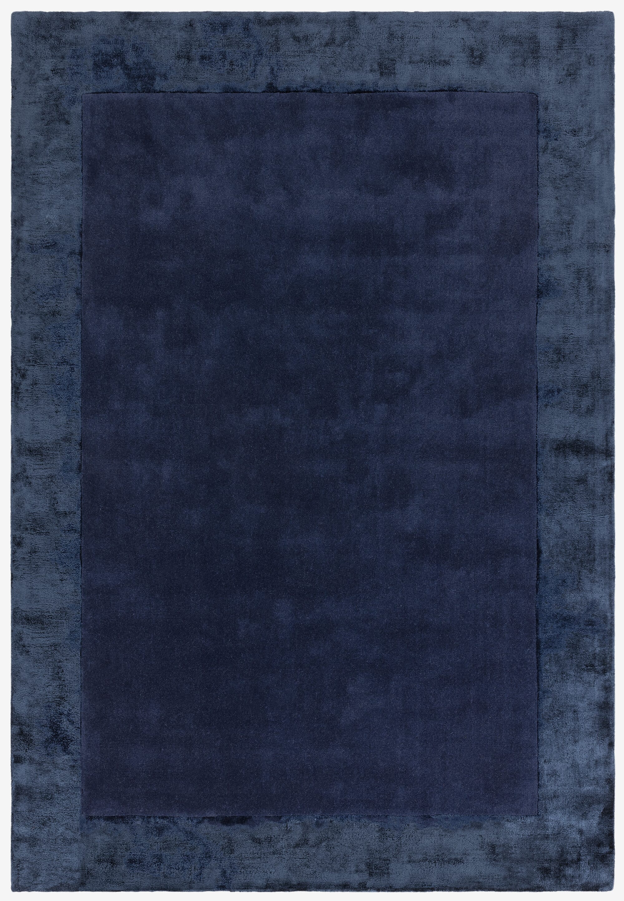 Herhits.com -  Rug Ascot Navy Plain Rug