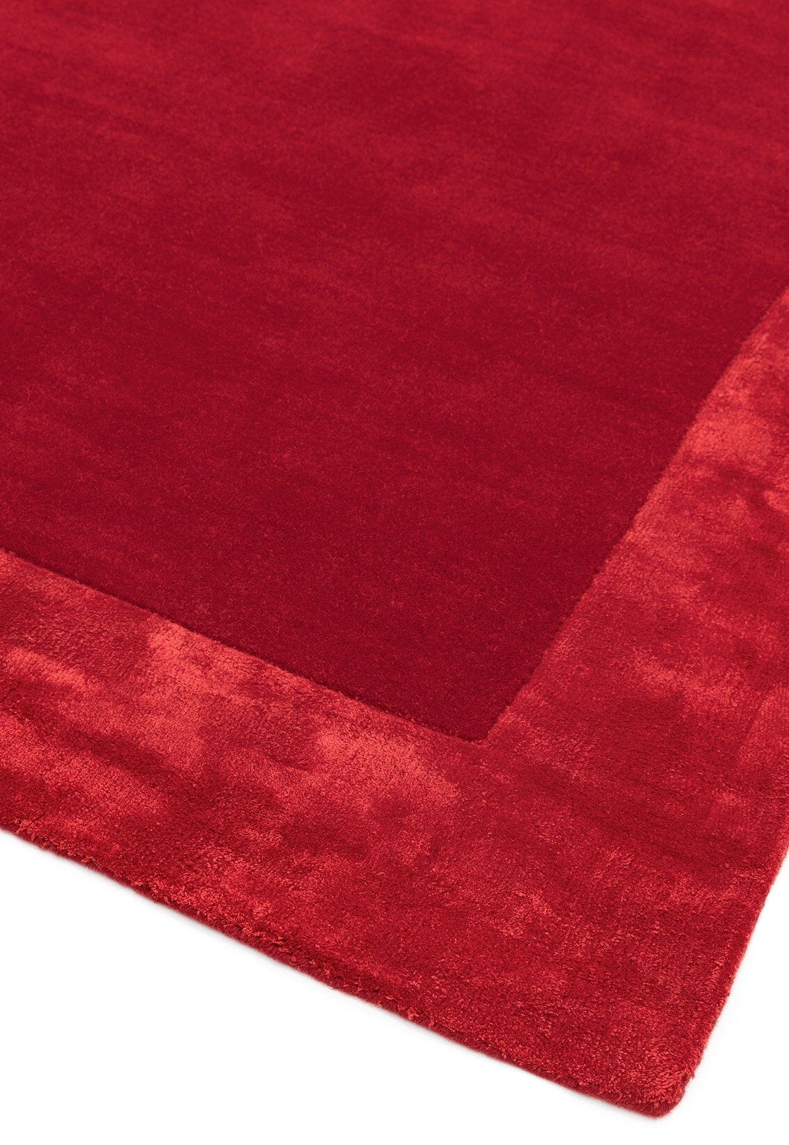Herhits.com -  Rug Ascot Red Plain Rug