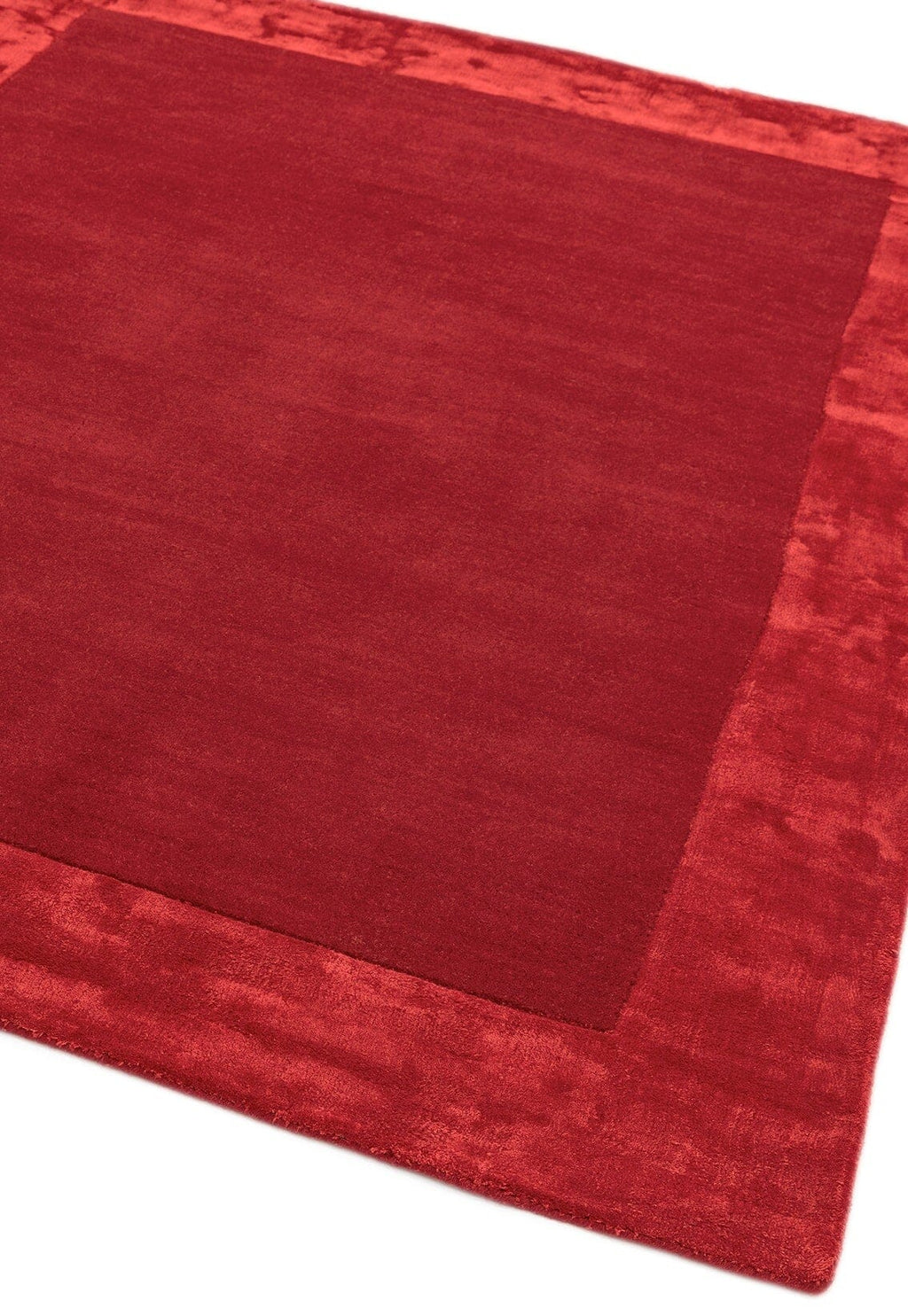 Herhits.com -  Rug Ascot Red Plain Rug