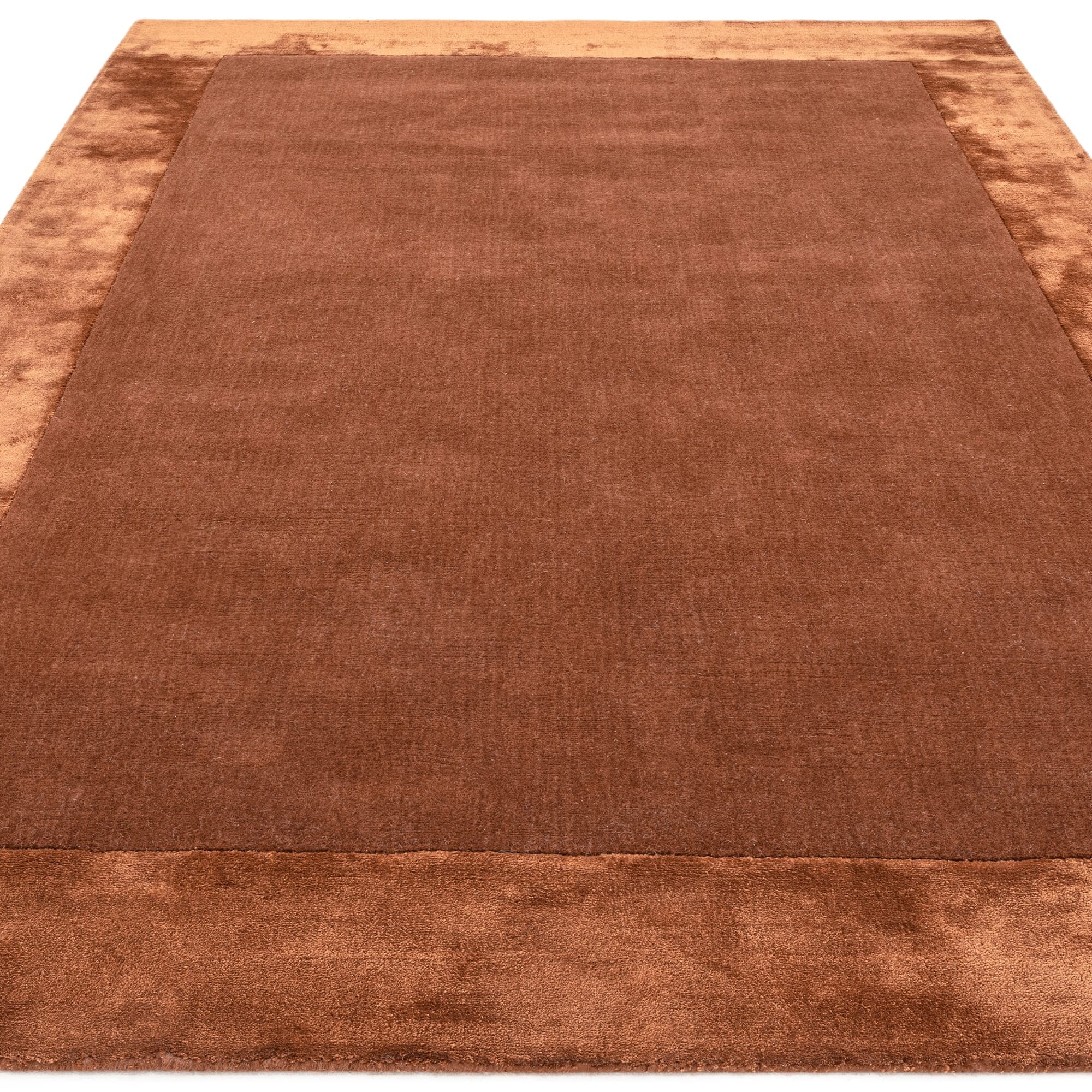 Herhits.com -  Rug Ascot Rust Plain Rug