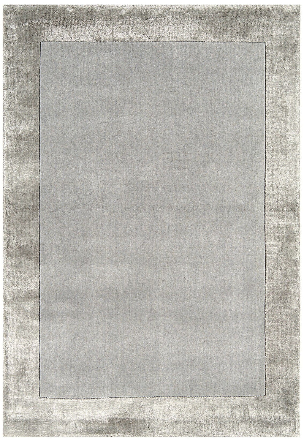 Herhits.com -  Rug Ascot Silver Plain Rug