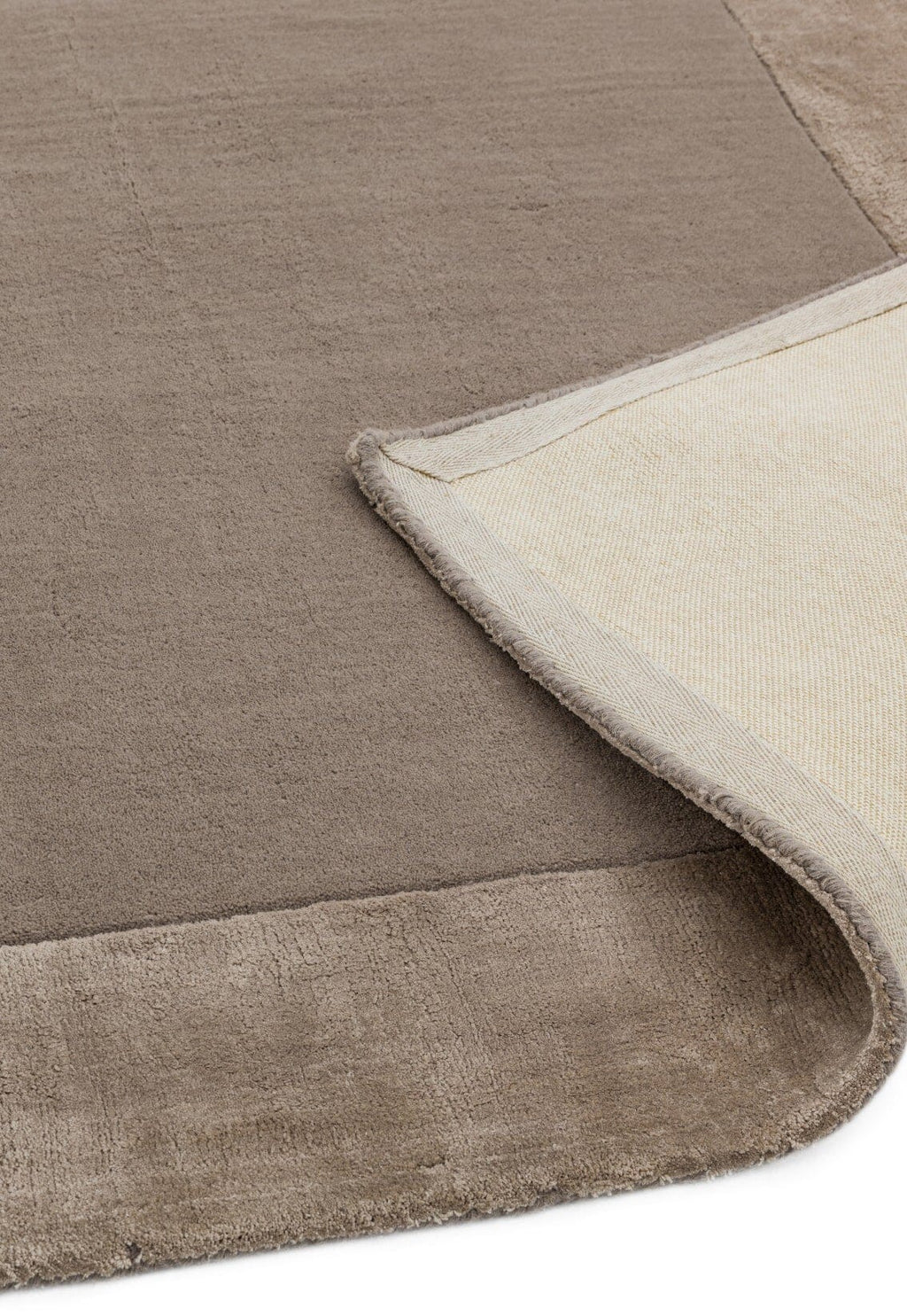 Herhits.com -  Rug Ascot Taupe Plain Rug