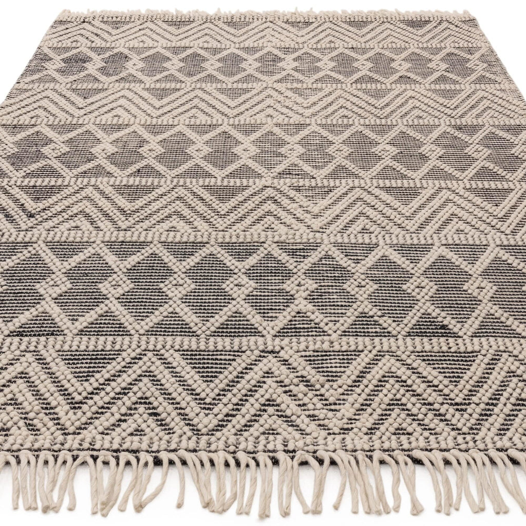 Herhits.com -  Rug Asra Black Boho Rug