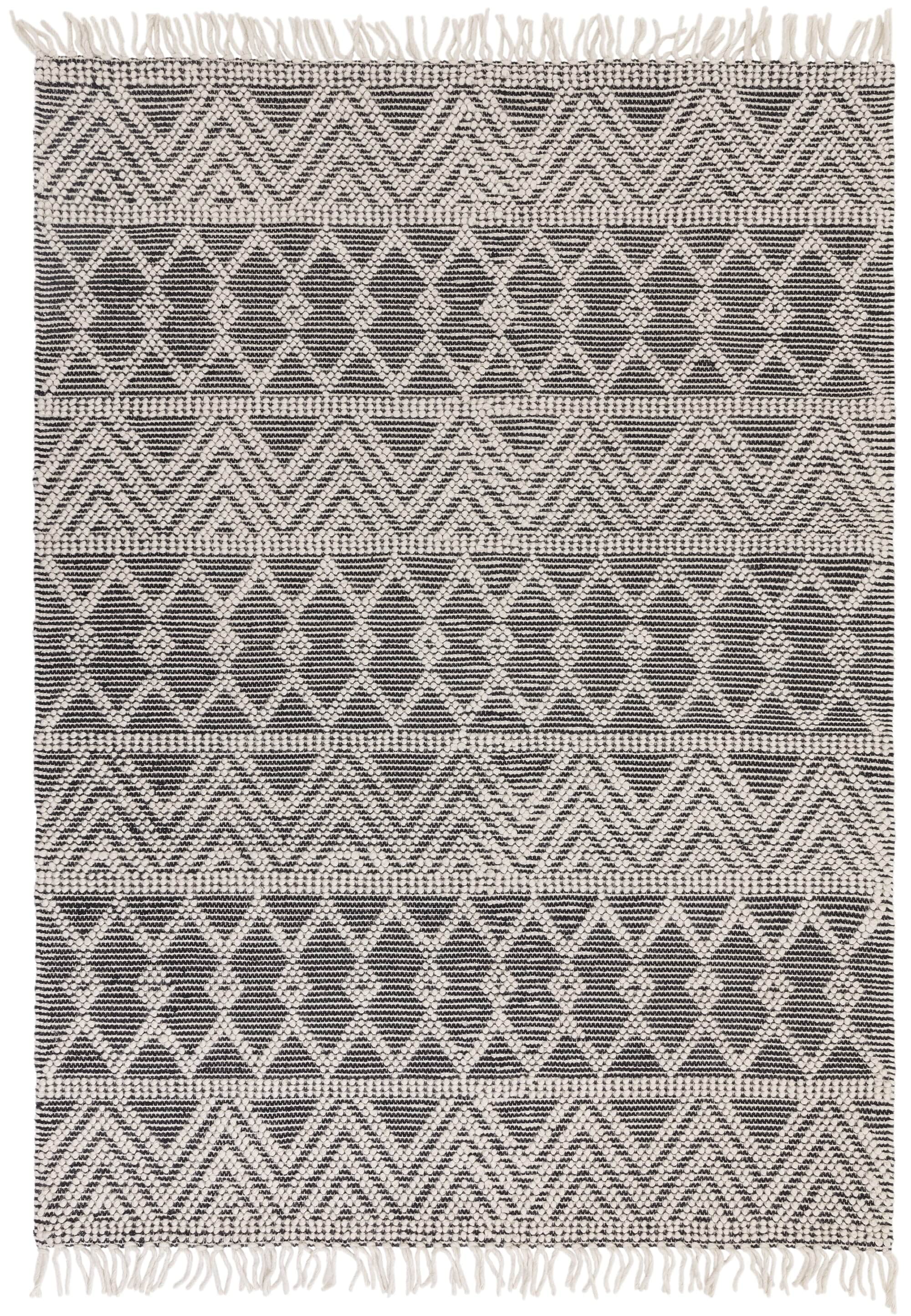 Herhits.com -  Rug Asra Black Boho Rug