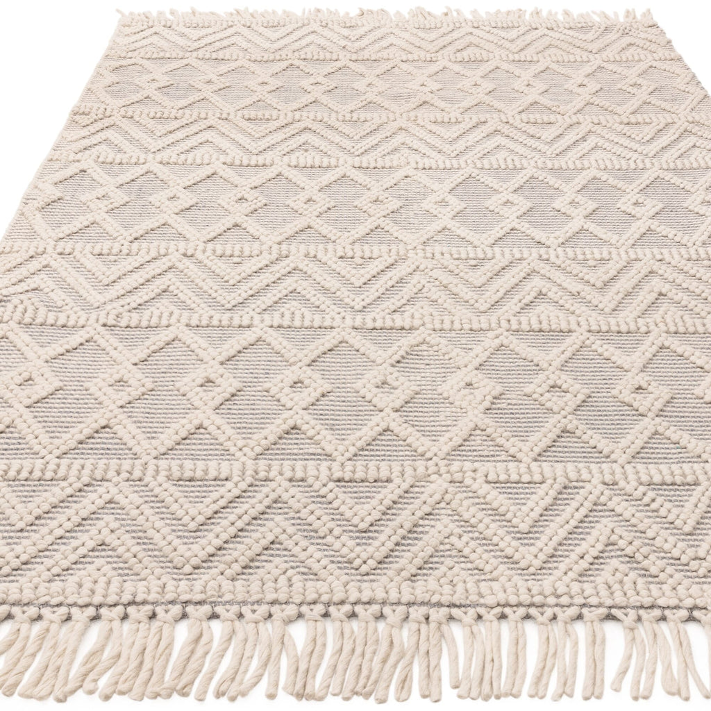Herhits.com -  Rug Asra Grey Boho Rug