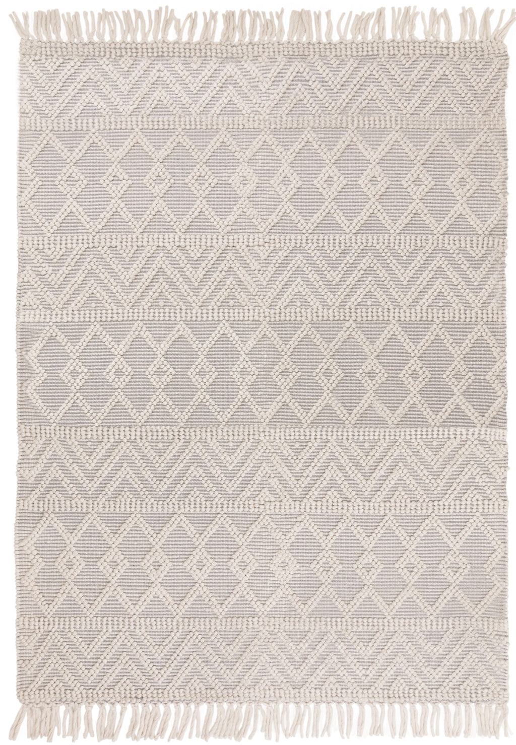 Herhits.com -  Rug Asra Grey Boho Rug