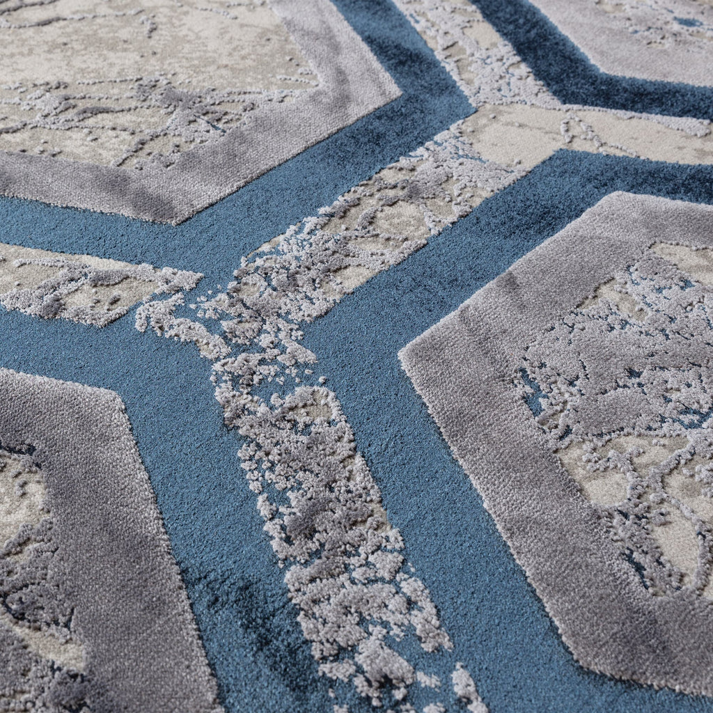 Herhits.com -  Rug Aurora Hexagon Rug AU19 Modern Rug