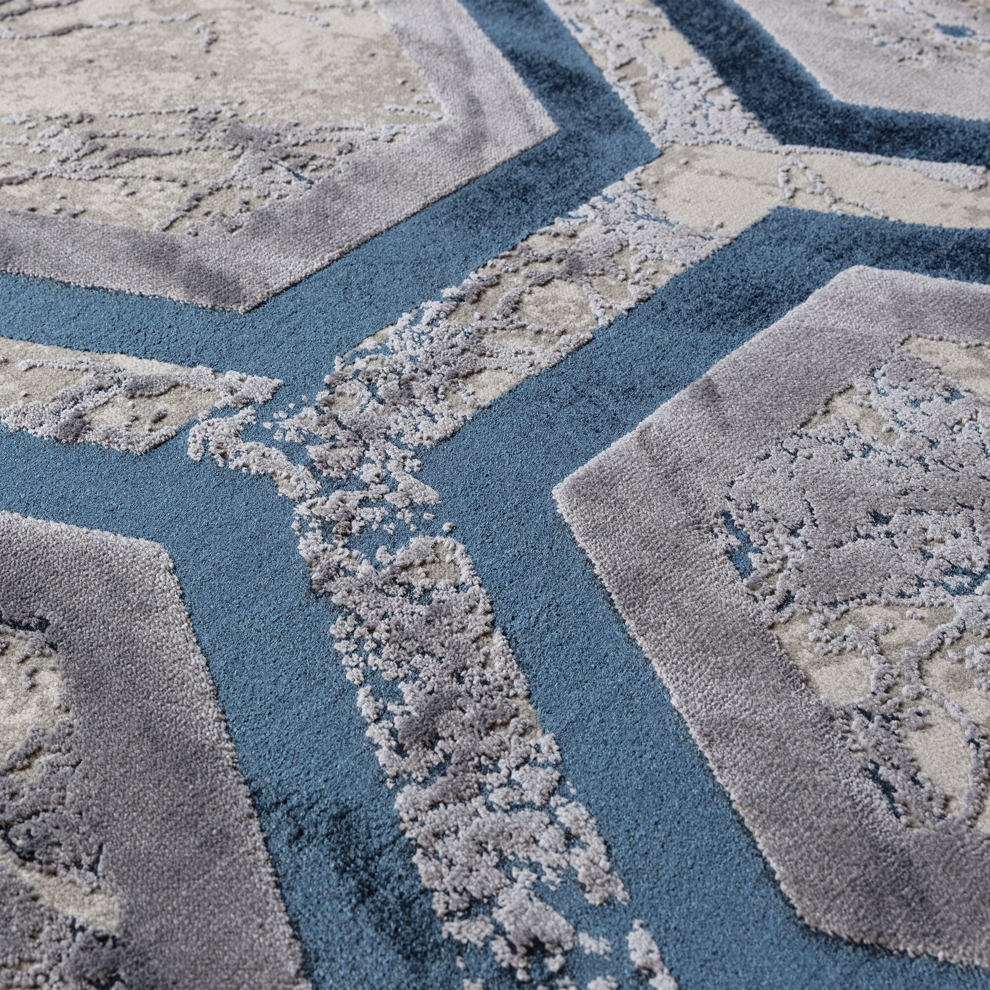 Herhits.com -  Rug Aurora Hexagon Rug AU19 Modern Rug