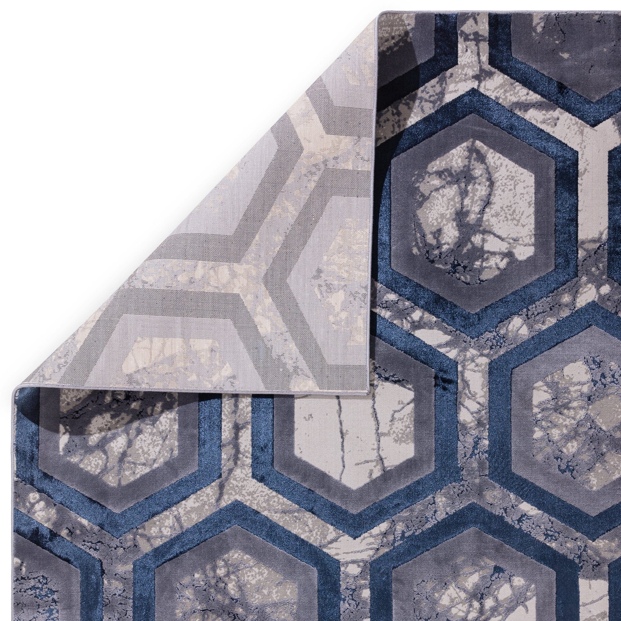 Herhits.com -  Rug Aurora Hexagon Rug AU19 Modern Rug